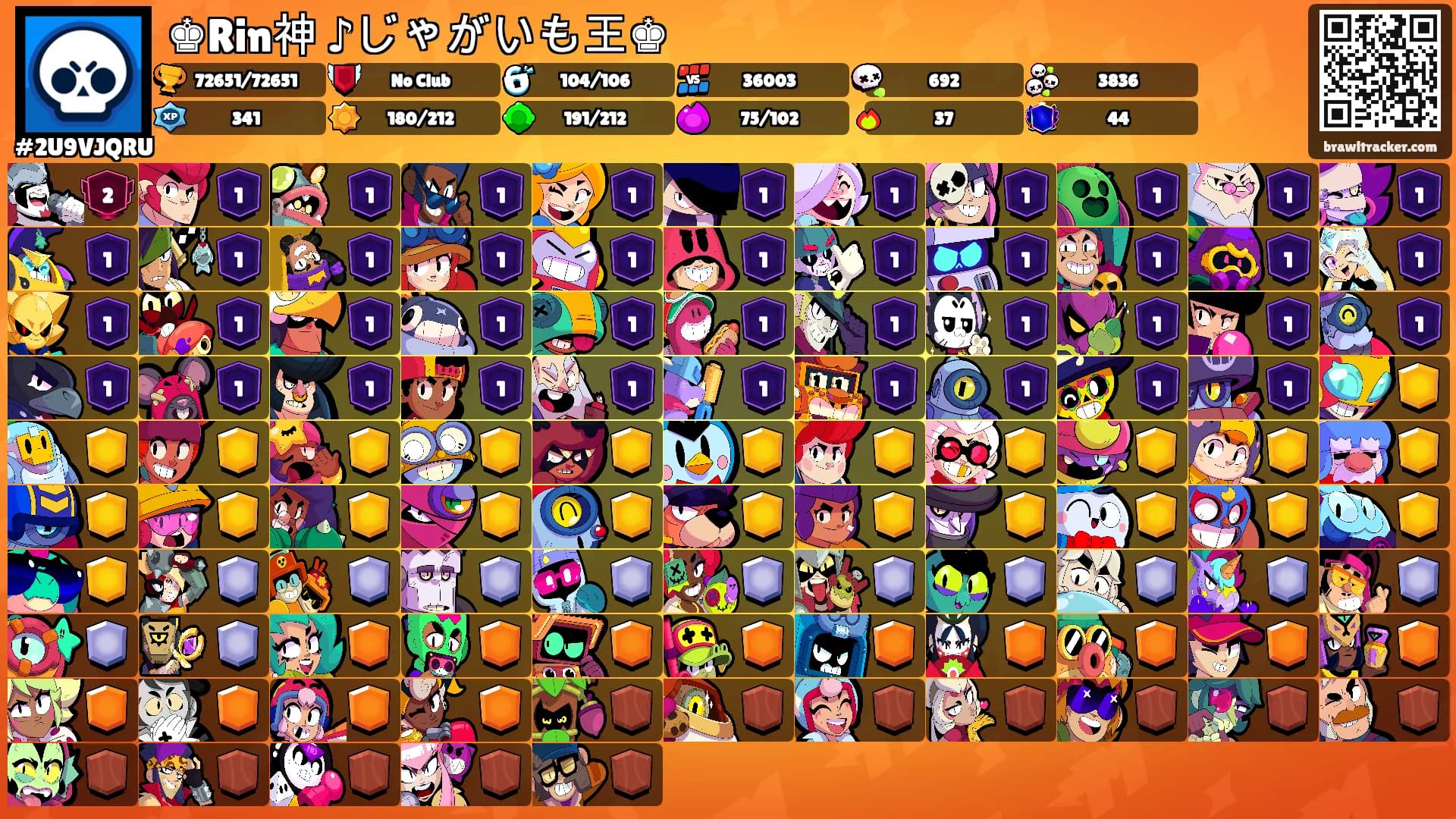 ♚Rin神 ♪じゃがいも王♚'s Ranks