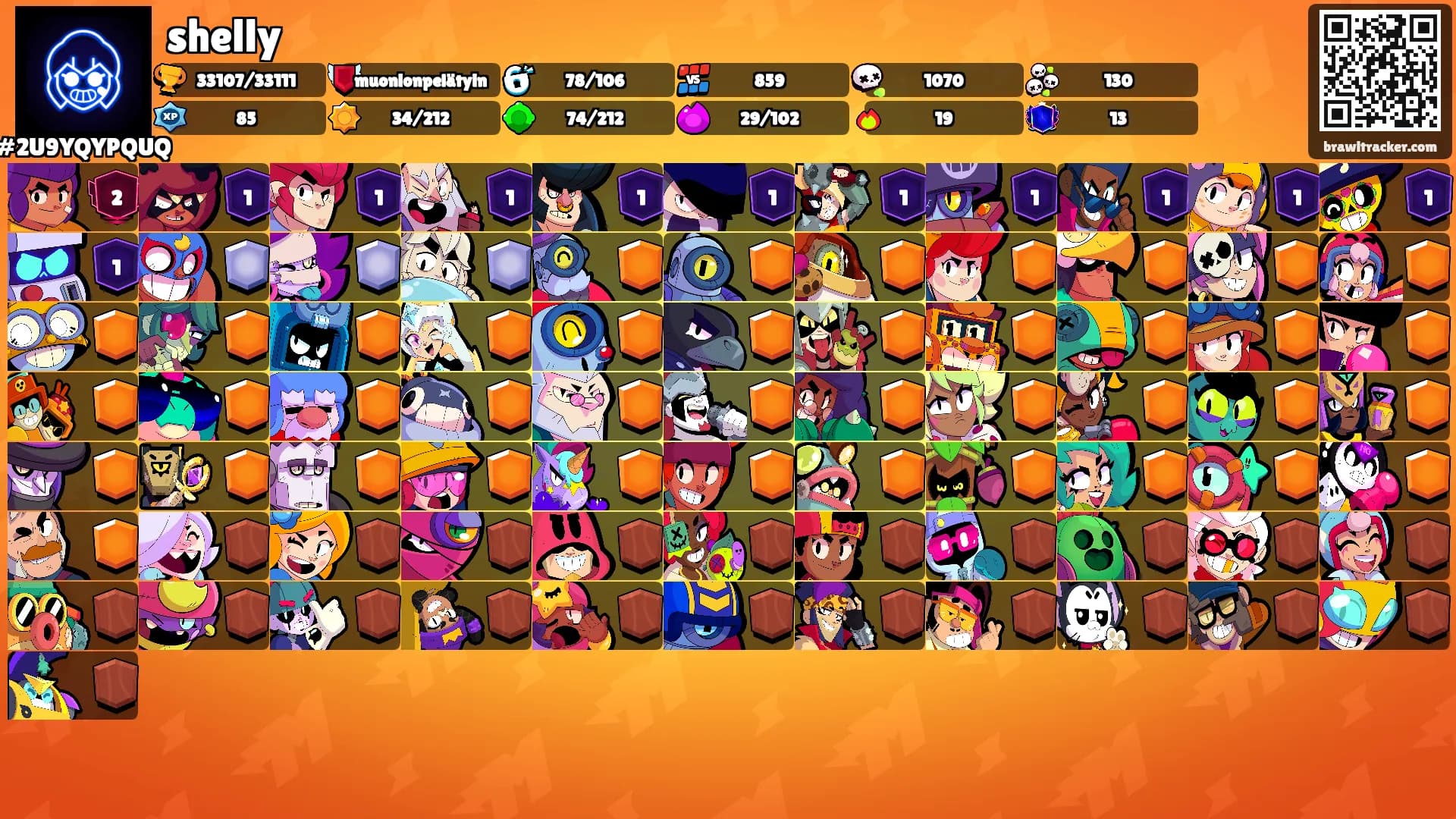 shelly's Ranks