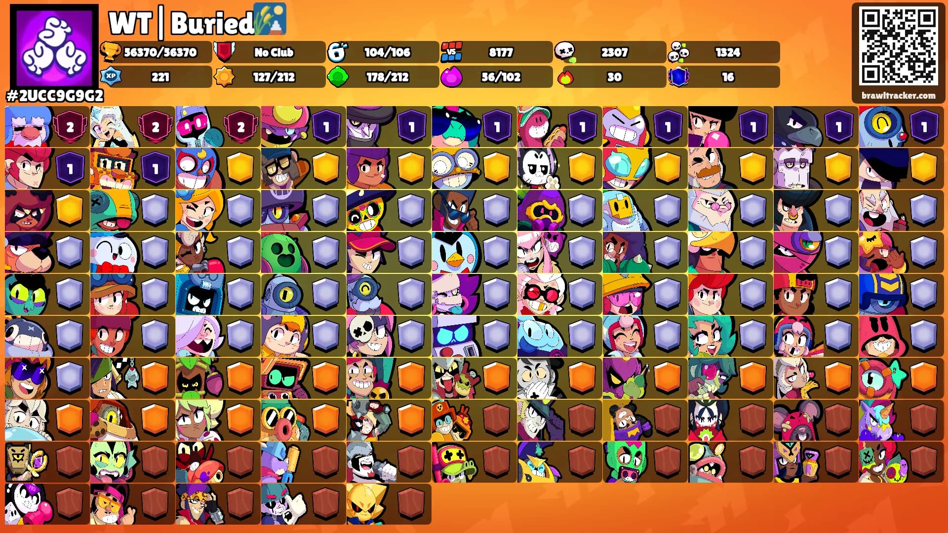WT|Buried🎑's Ranks