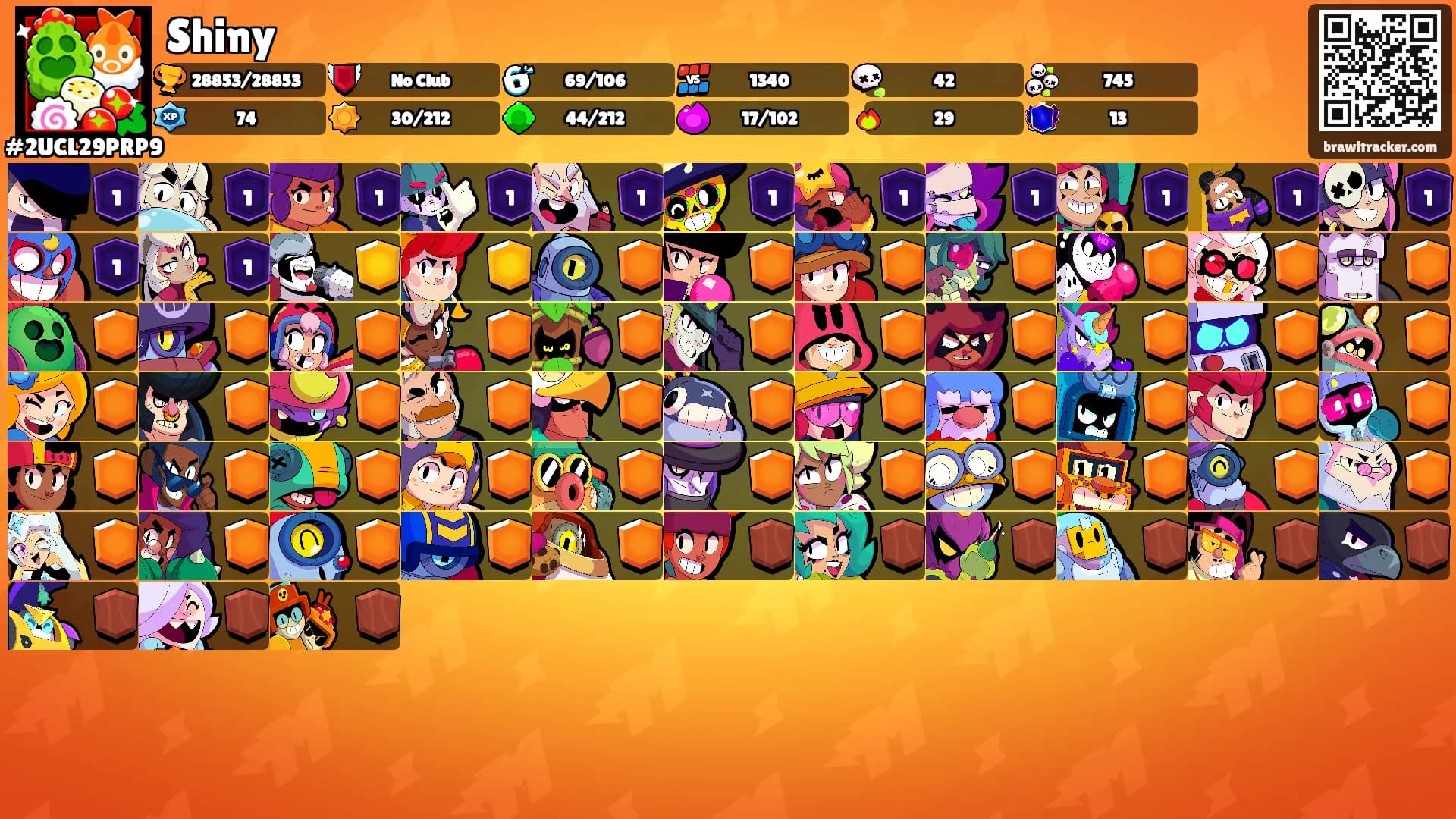 Shiny's Ranks