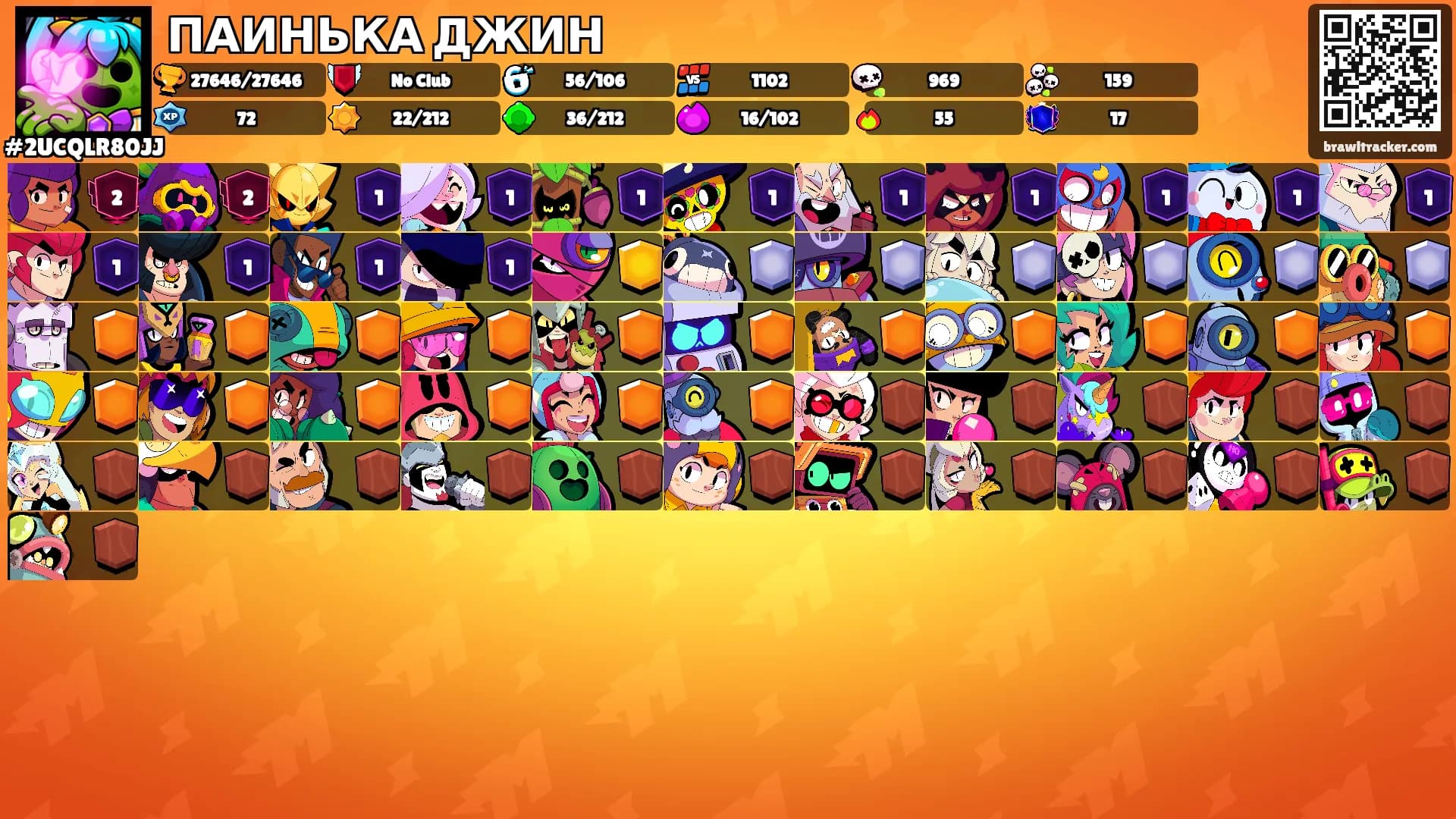 ПАИНЬКА ДЖИН's Ranks