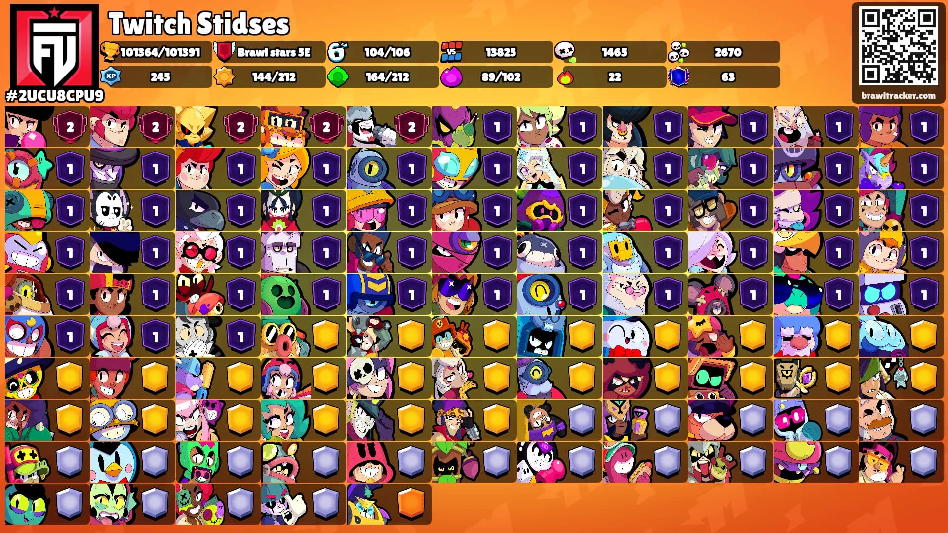 Twitch Stidses's Ranks