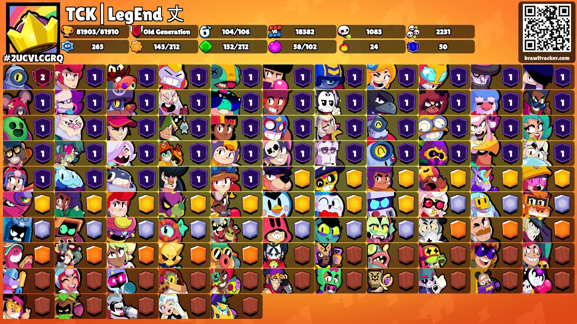 TCK|LegEnd 丈's Ranks