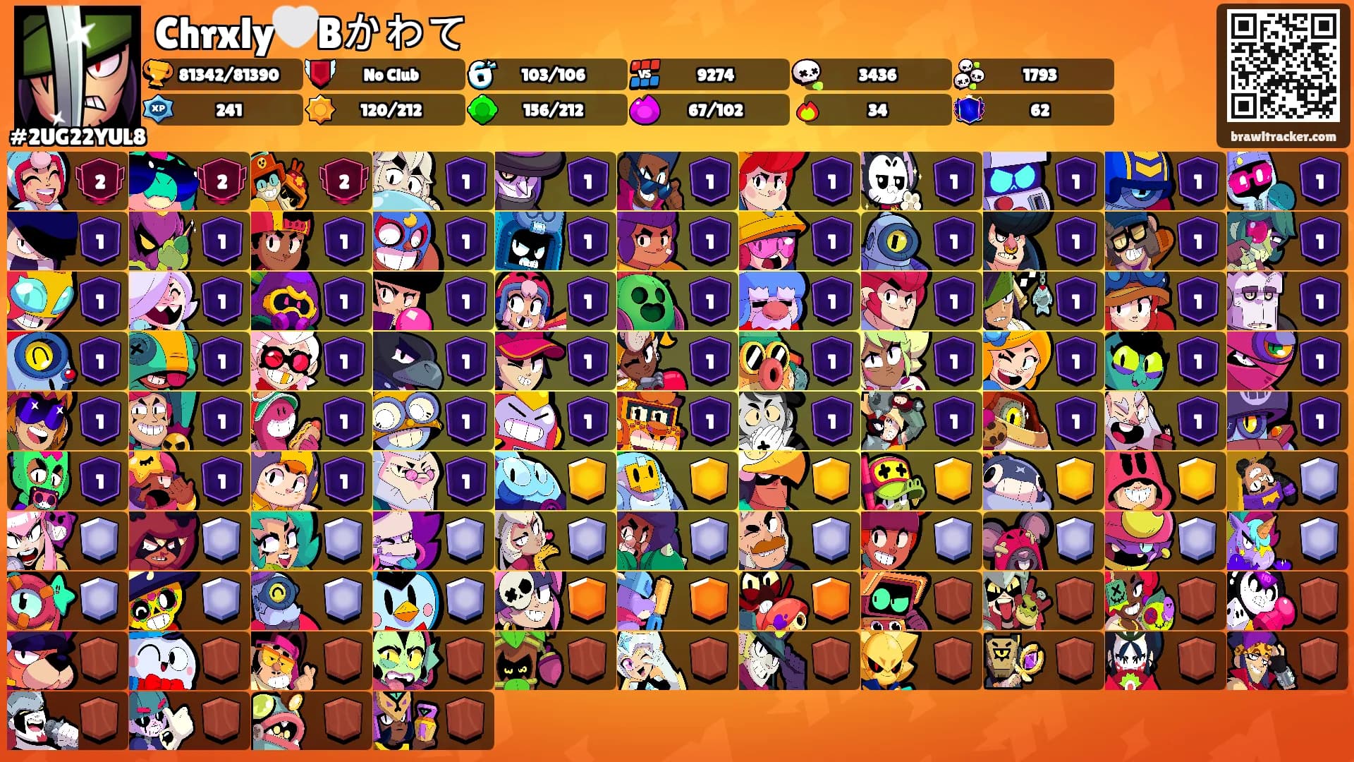 Chrxly🤍Bかわて's Ranks