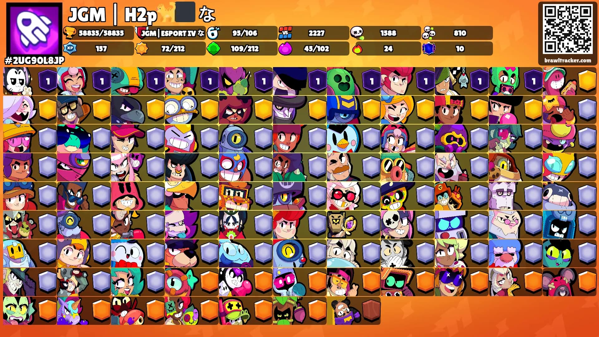 JGM | H2p🐈‍⬛ な's Ranks