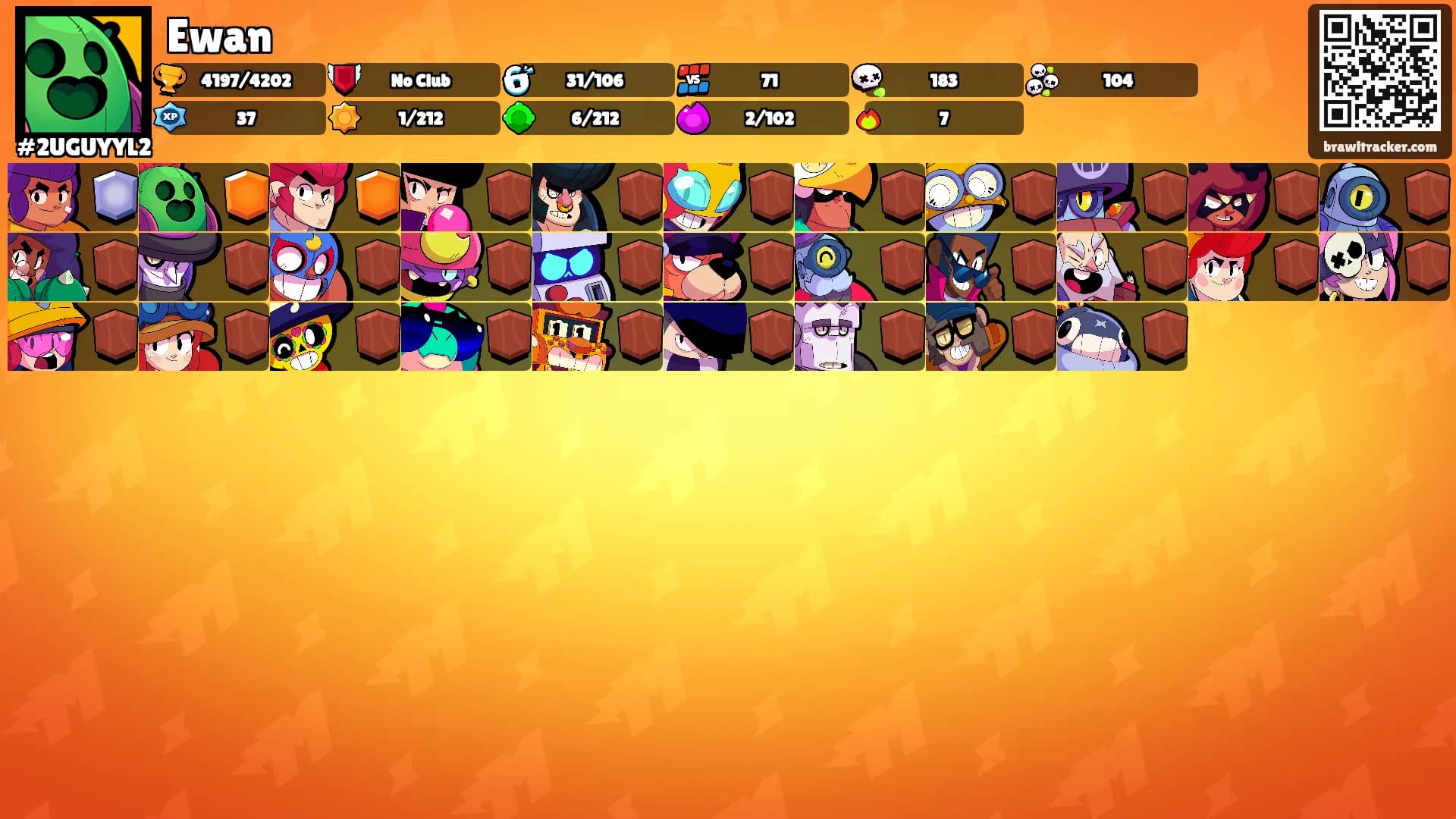 Ewan's Ranks