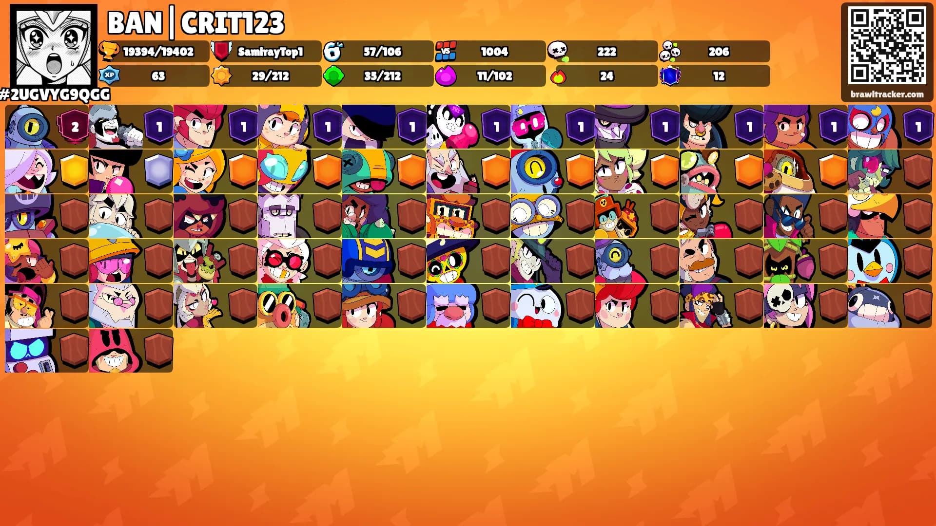 BAN|CRIT123's Ranks