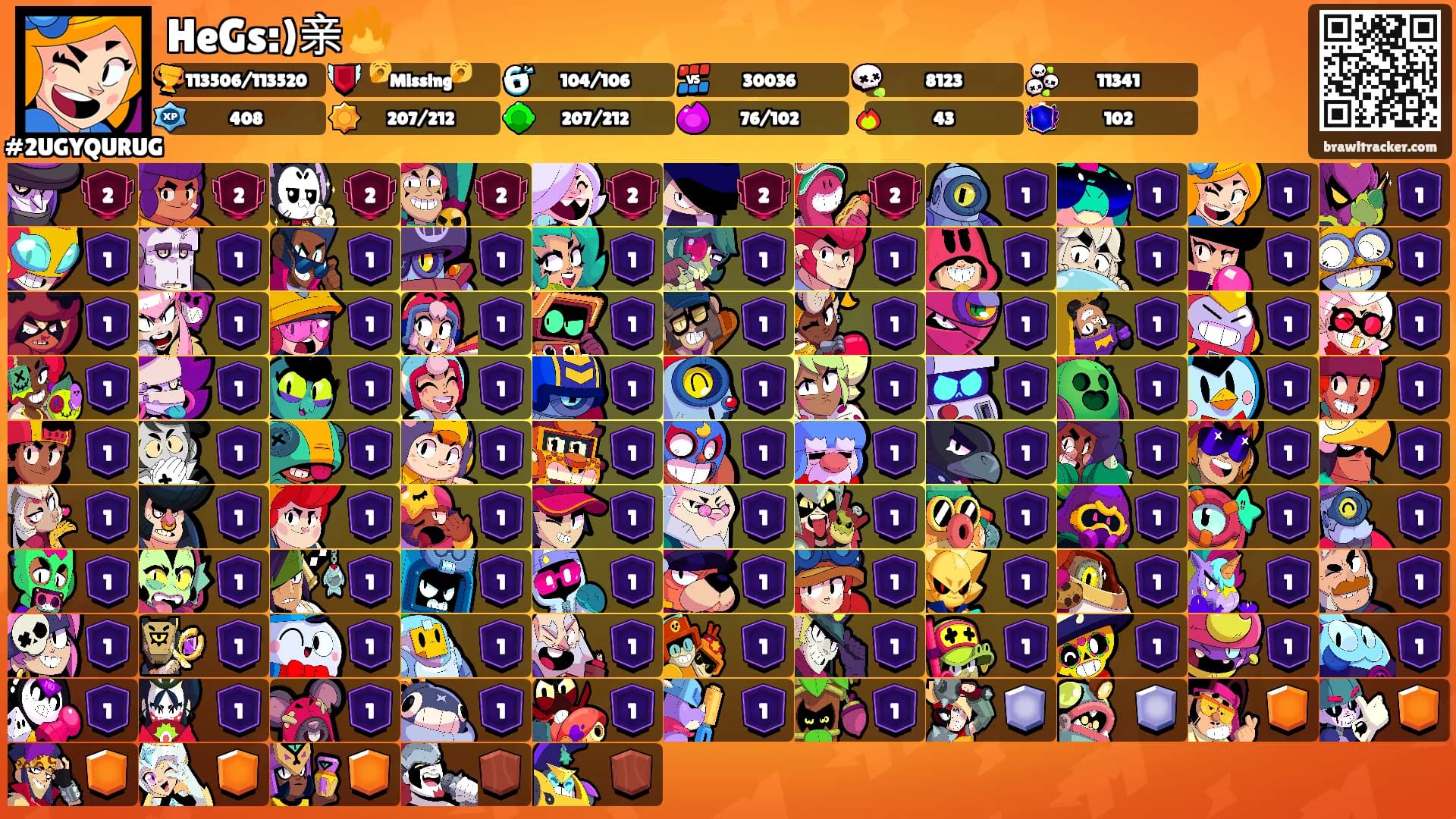 HeGs:)亲🔥's Ranks