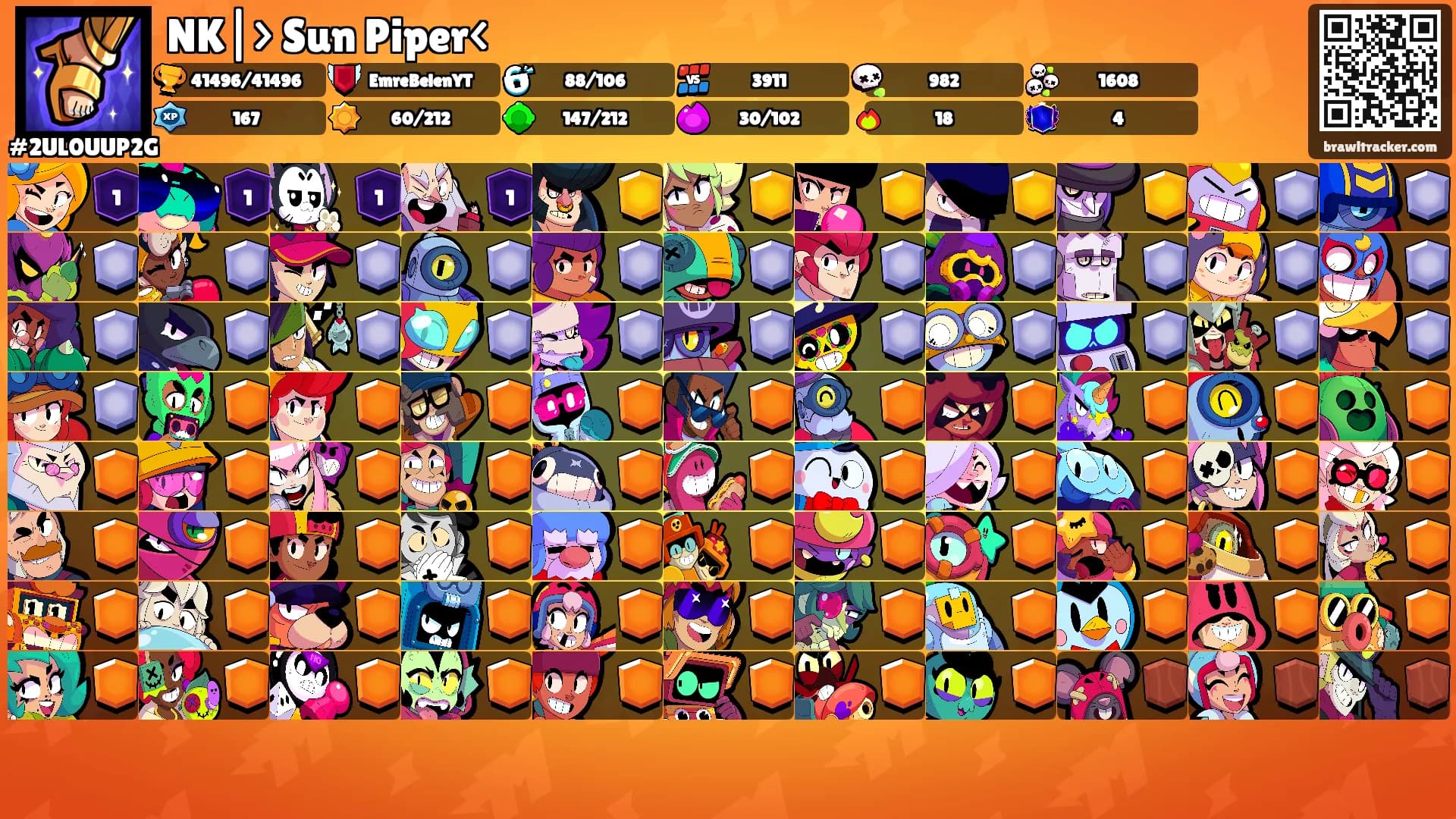 NK|> Sun Piper<'s Ranks