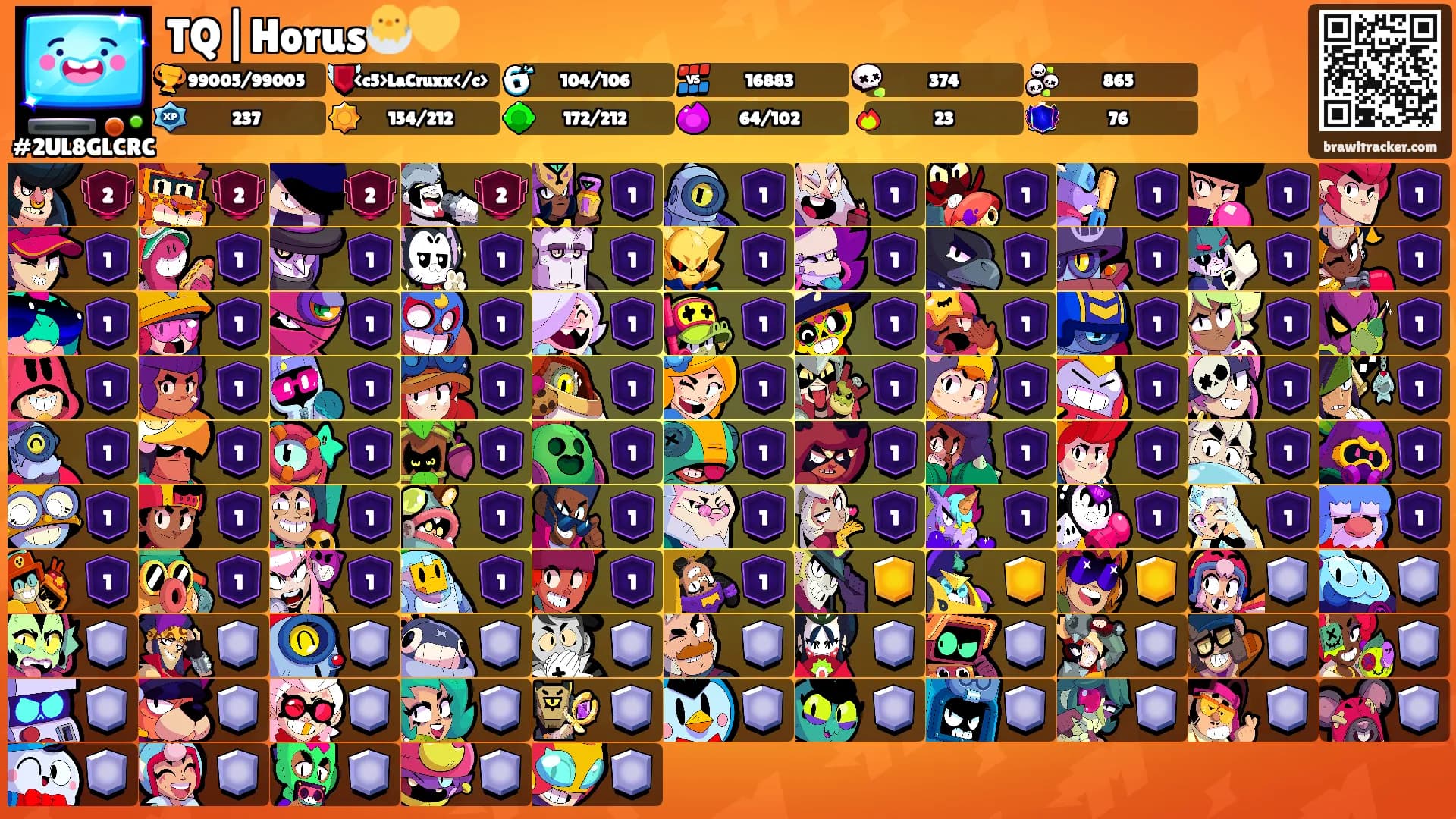 TQ|Horus🐣💛's Ranks