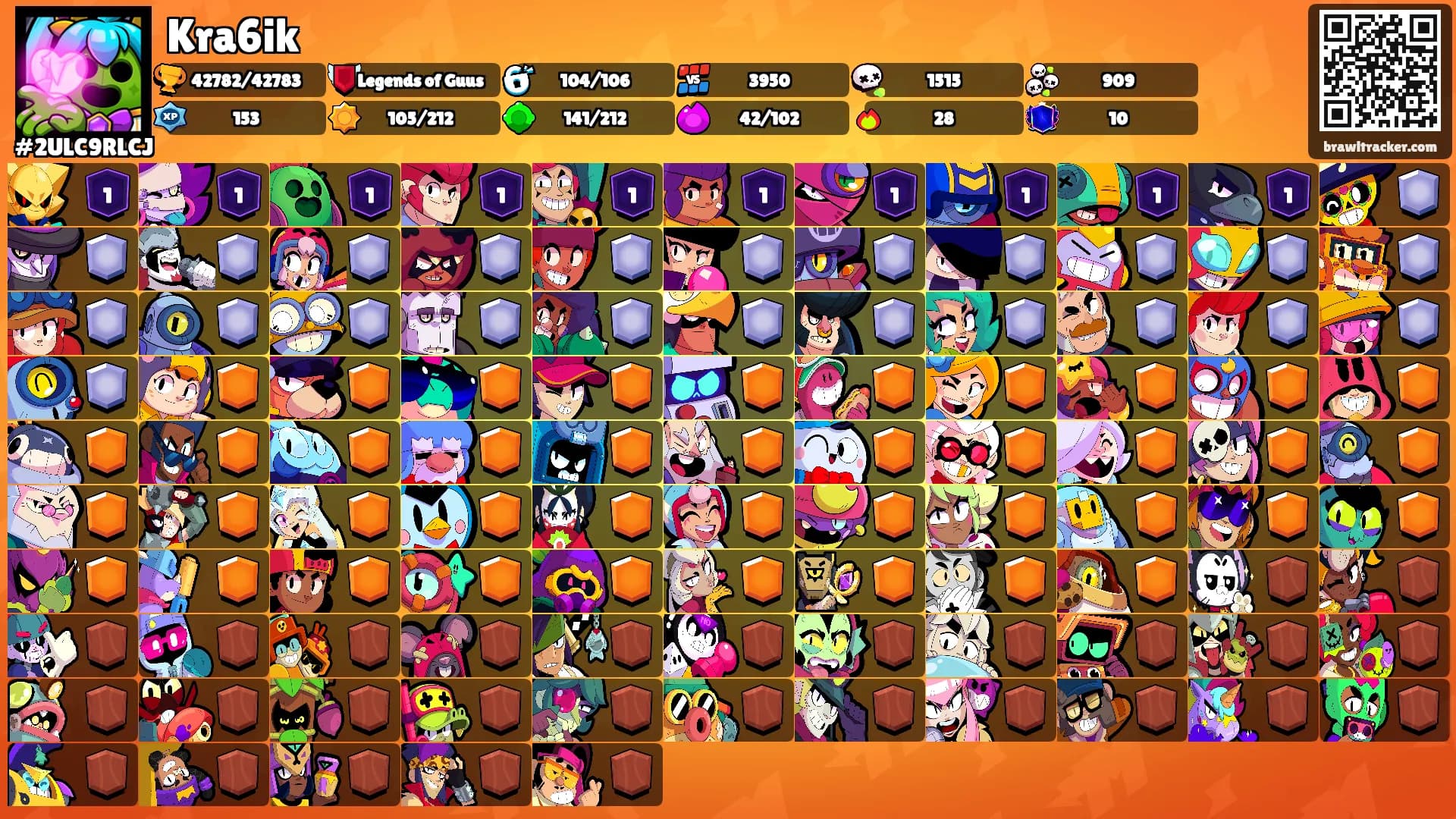 Kra6ik's Ranks