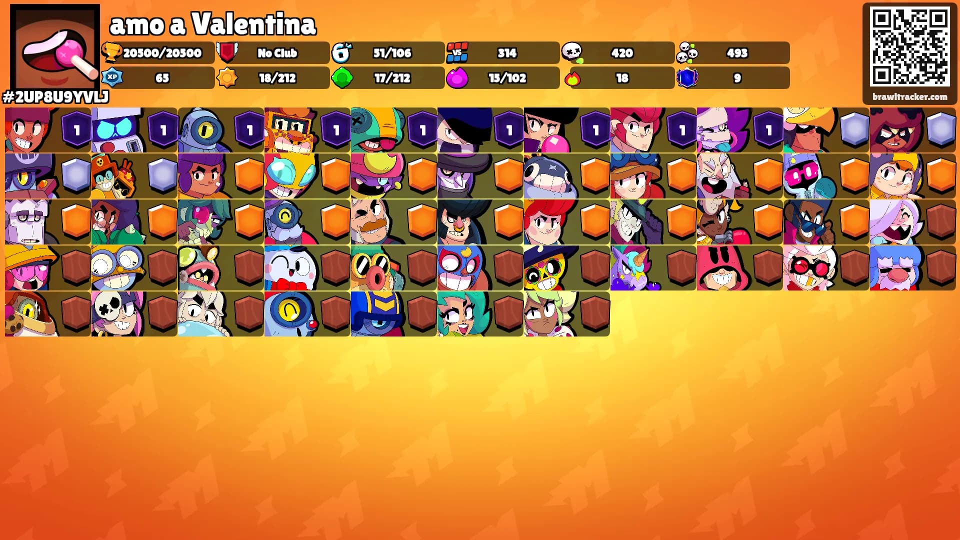 amo a Valentina's Ranks