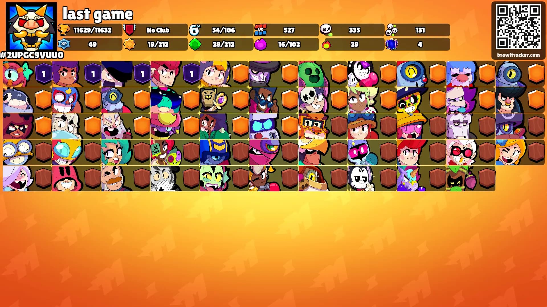 last game's Ranks