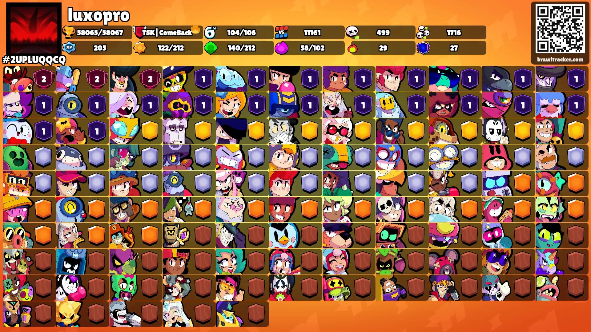 luxopro's Ranks