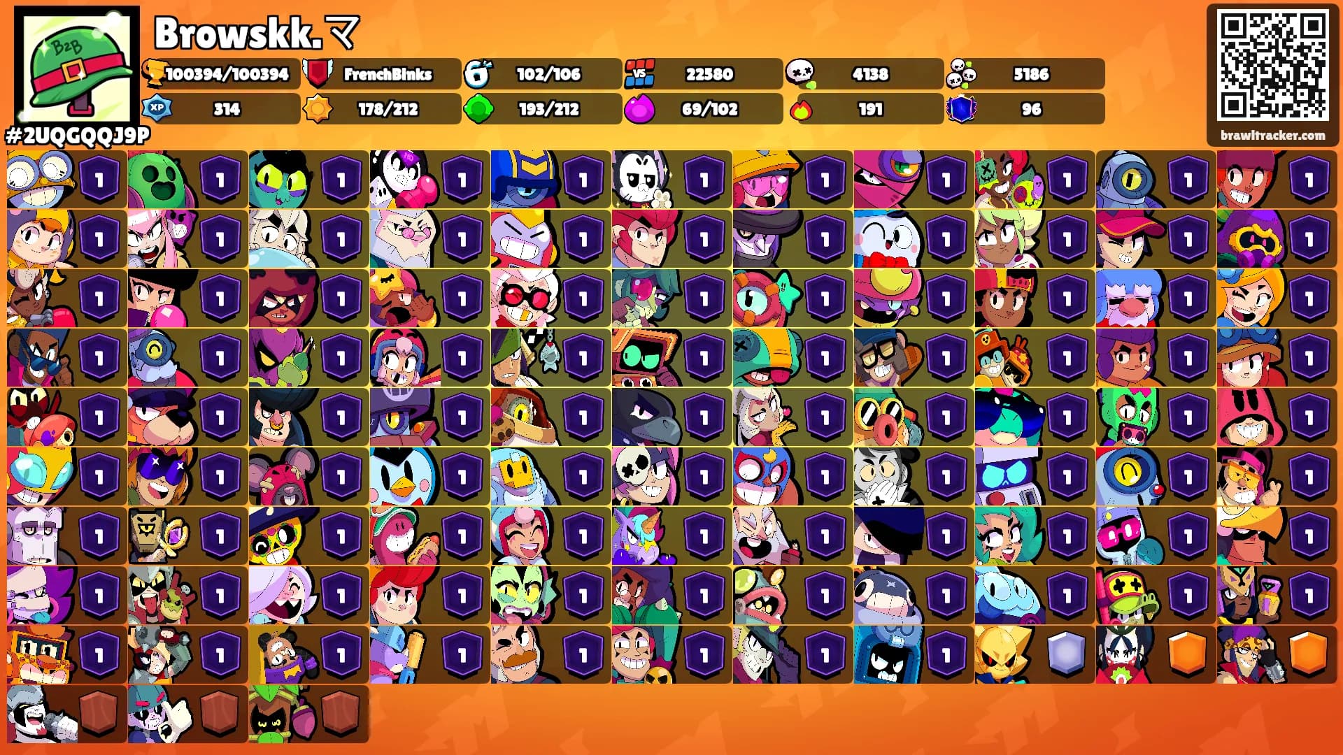 Browskk.マ's Ranks
