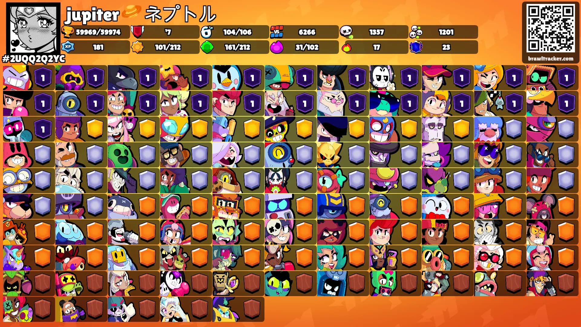 jupiter 🪐 ネプトル's Ranks