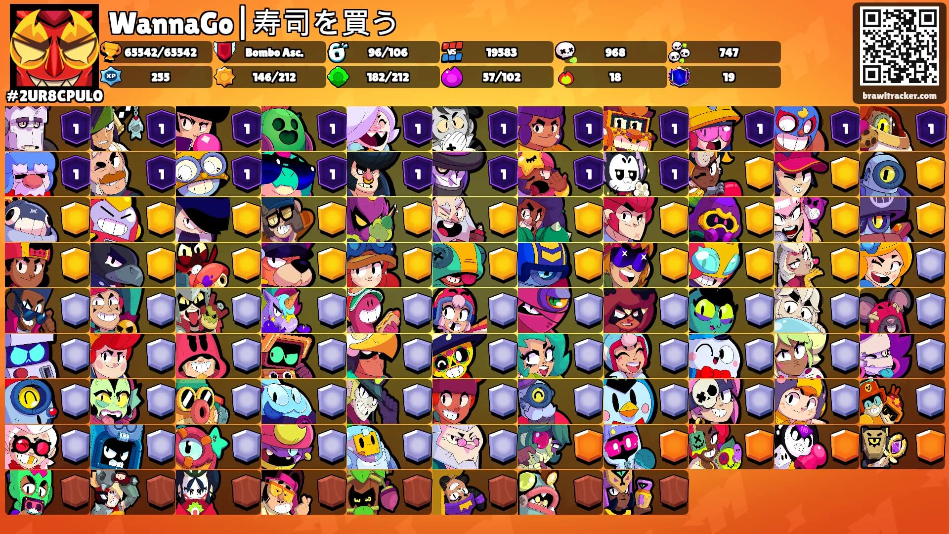 WannaGo|寿司を買う's Ranks