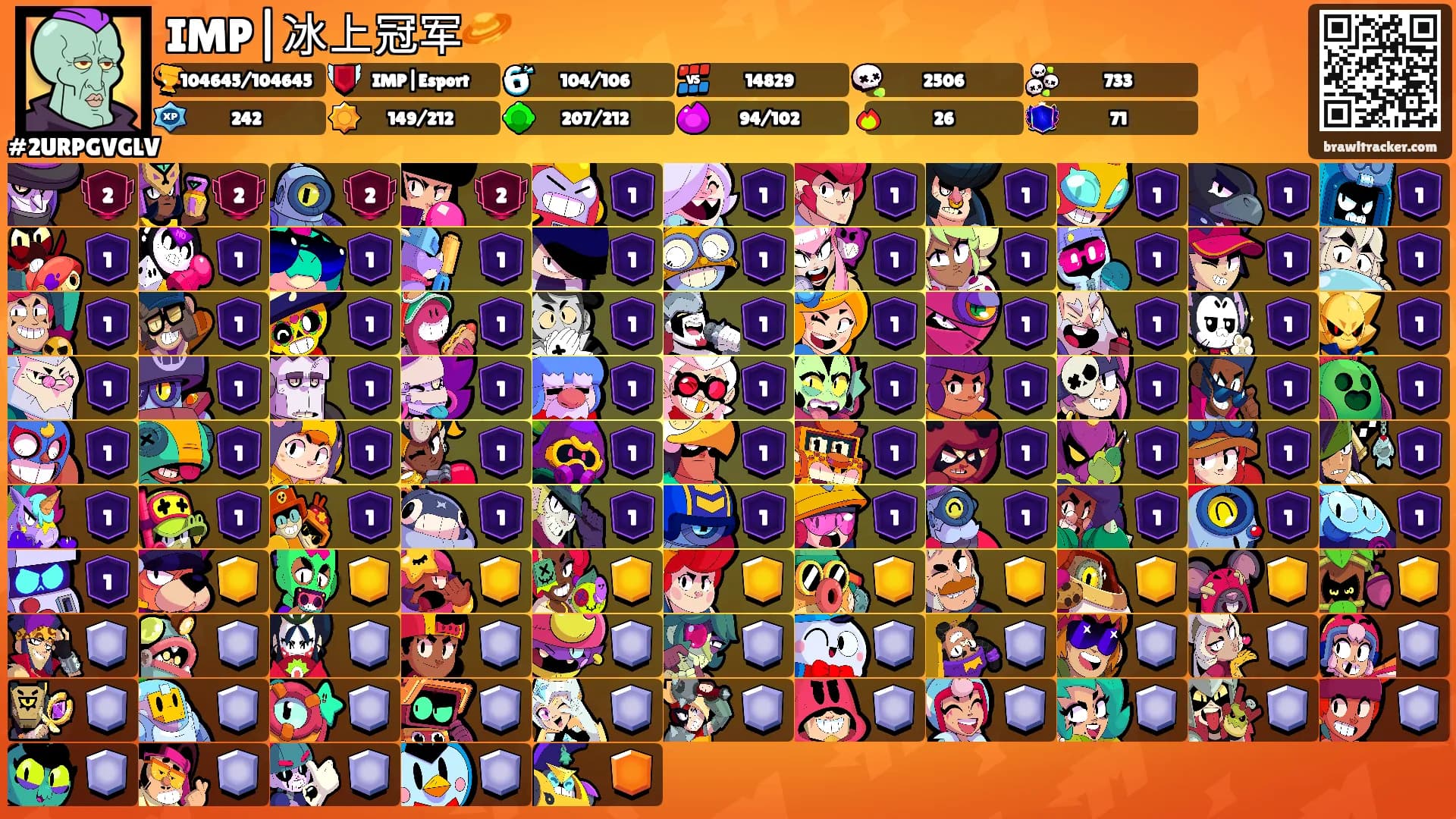IMP|冰上冠军🪐's Ranks