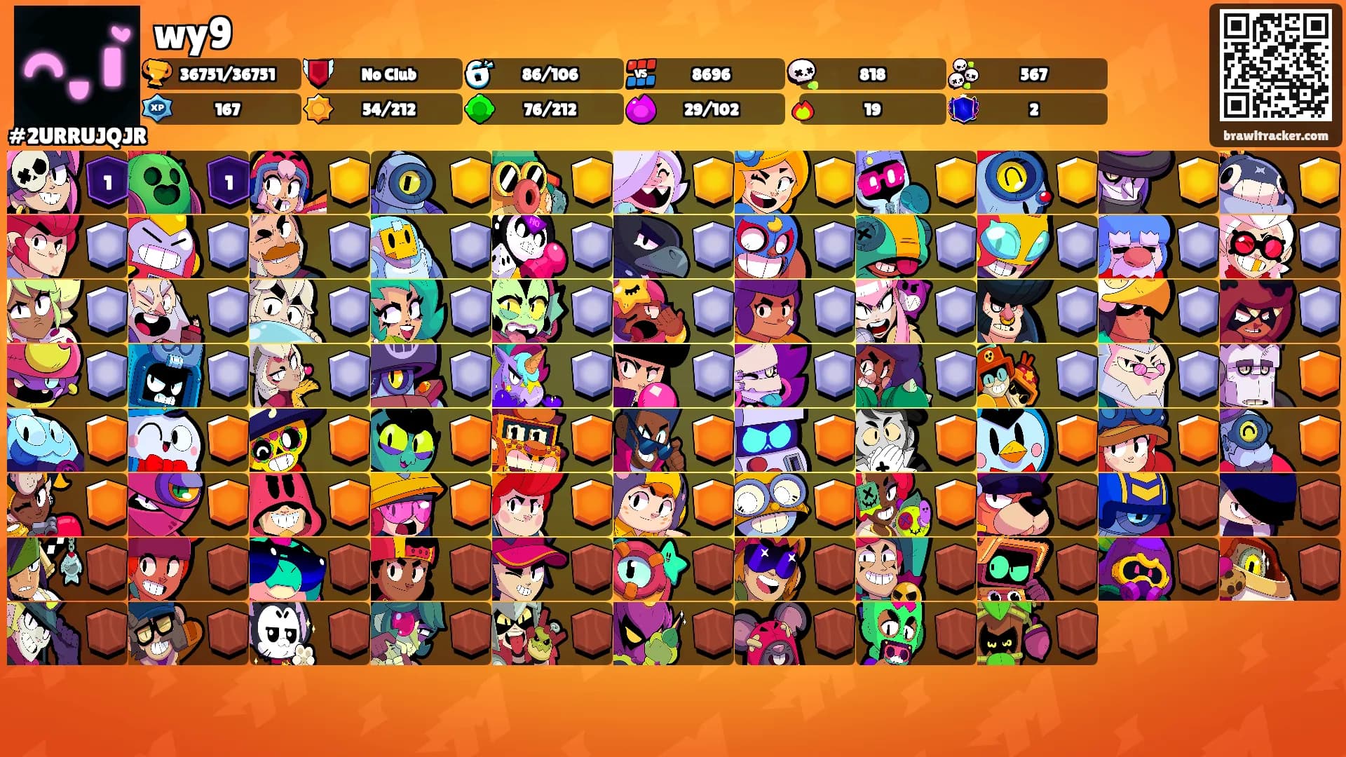 wy9's Ranks