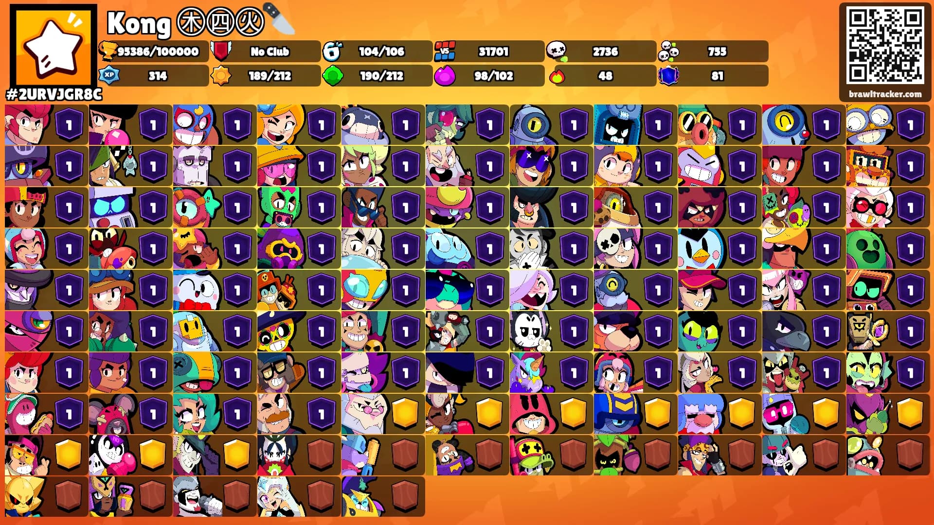 Kong ㊍㊃㊋🔪's Ranks