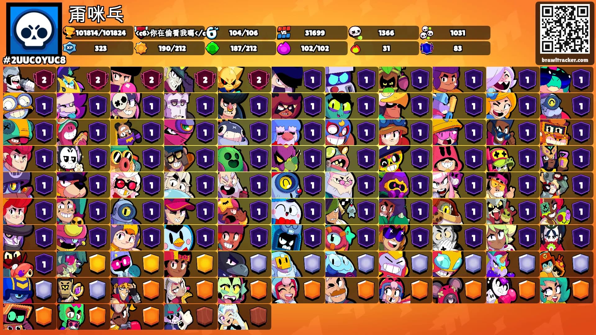 甭咪乓's Ranks