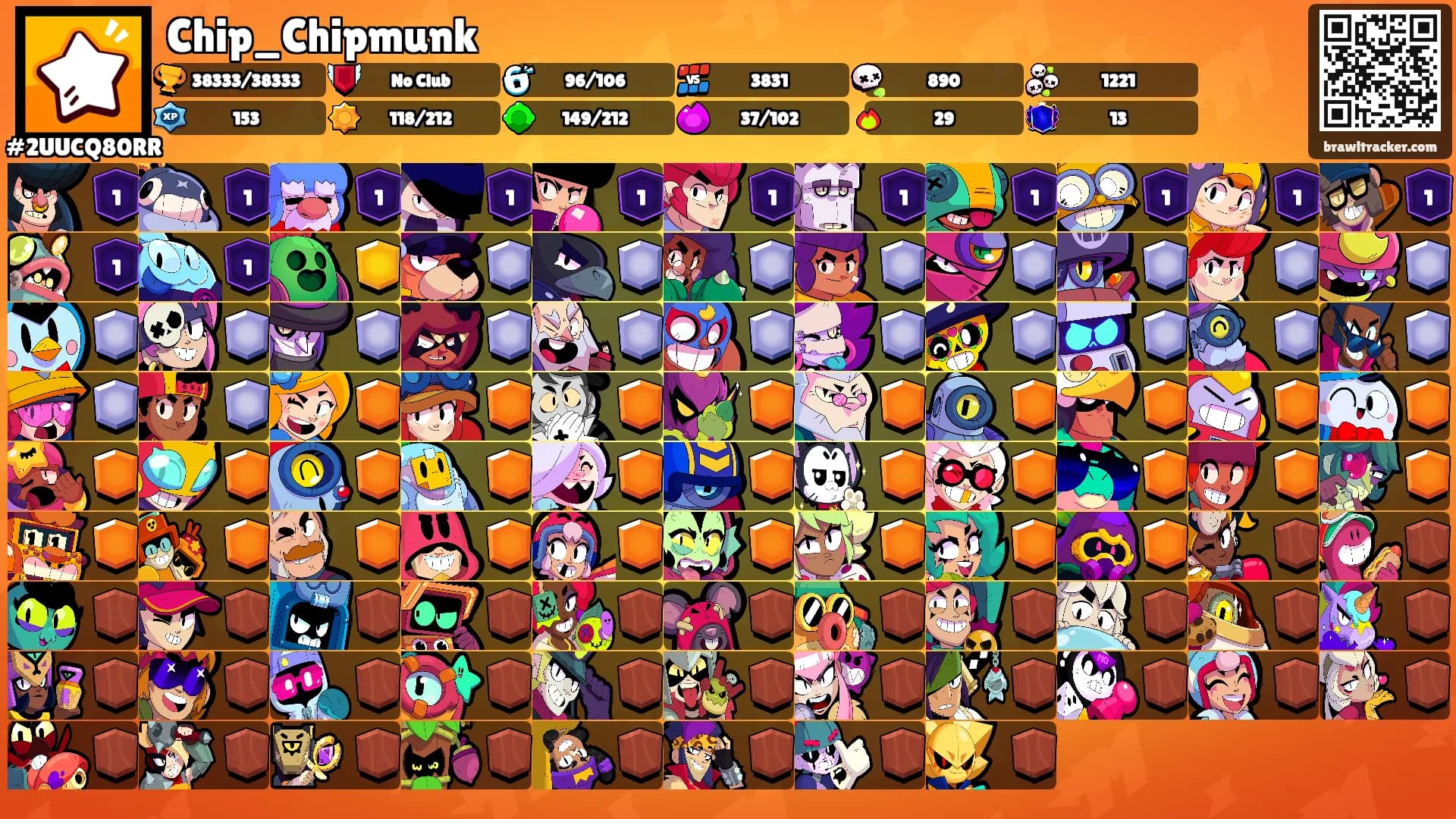 Chip_Chipmunk's Ranks
