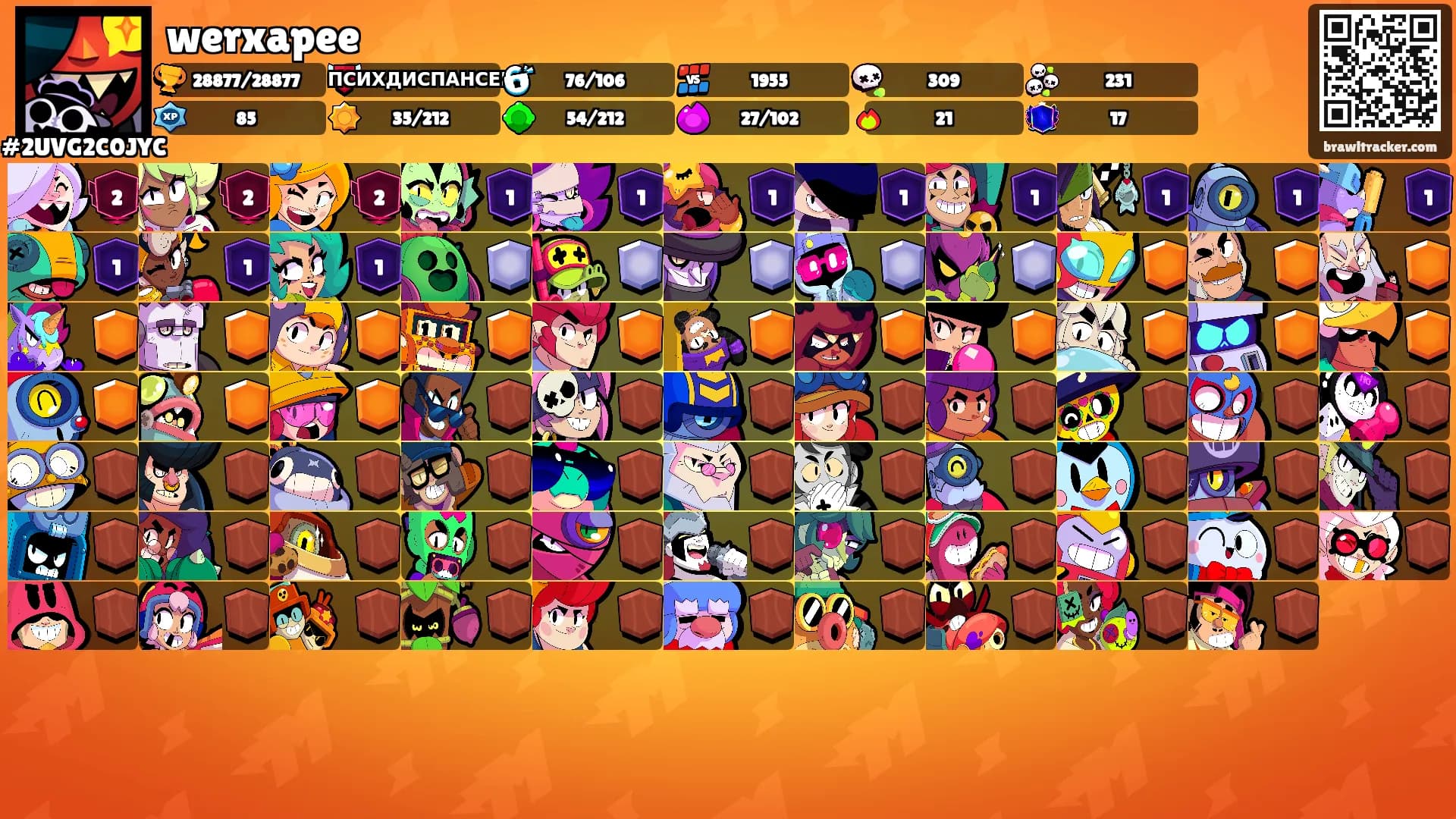 werxapee's Ranks