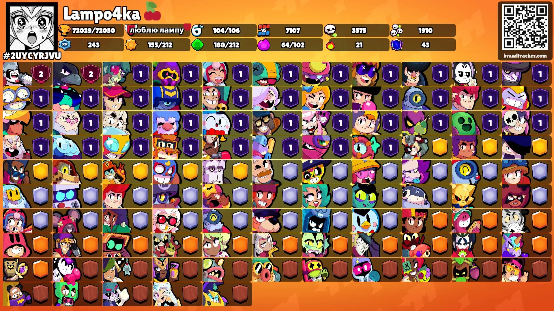 Lampo4ka 🍒's Ranks