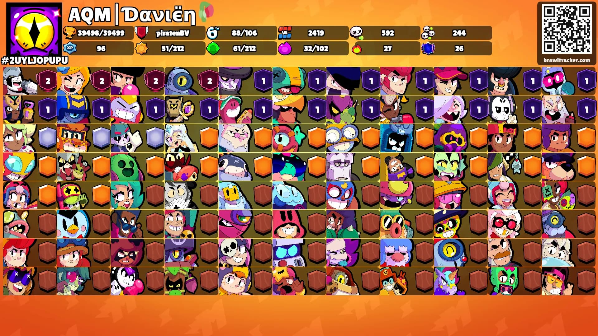 AQM|Ɗανιє̈η🥀's Ranks