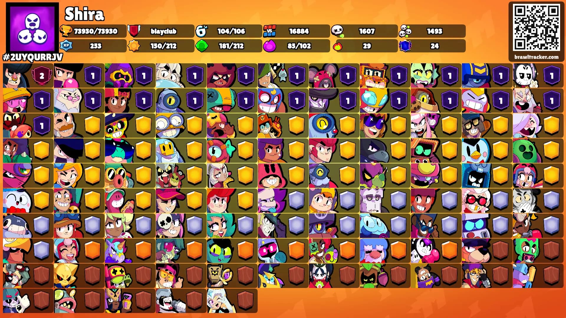 Shira's Ranks