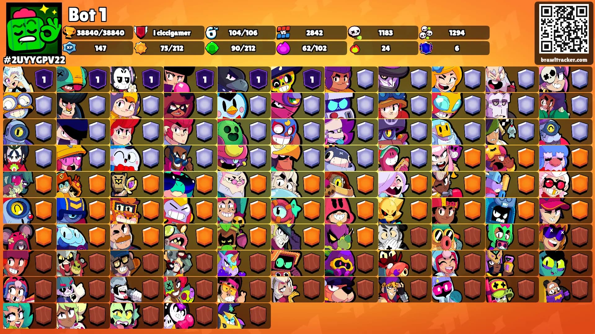 Bot 1's Ranks