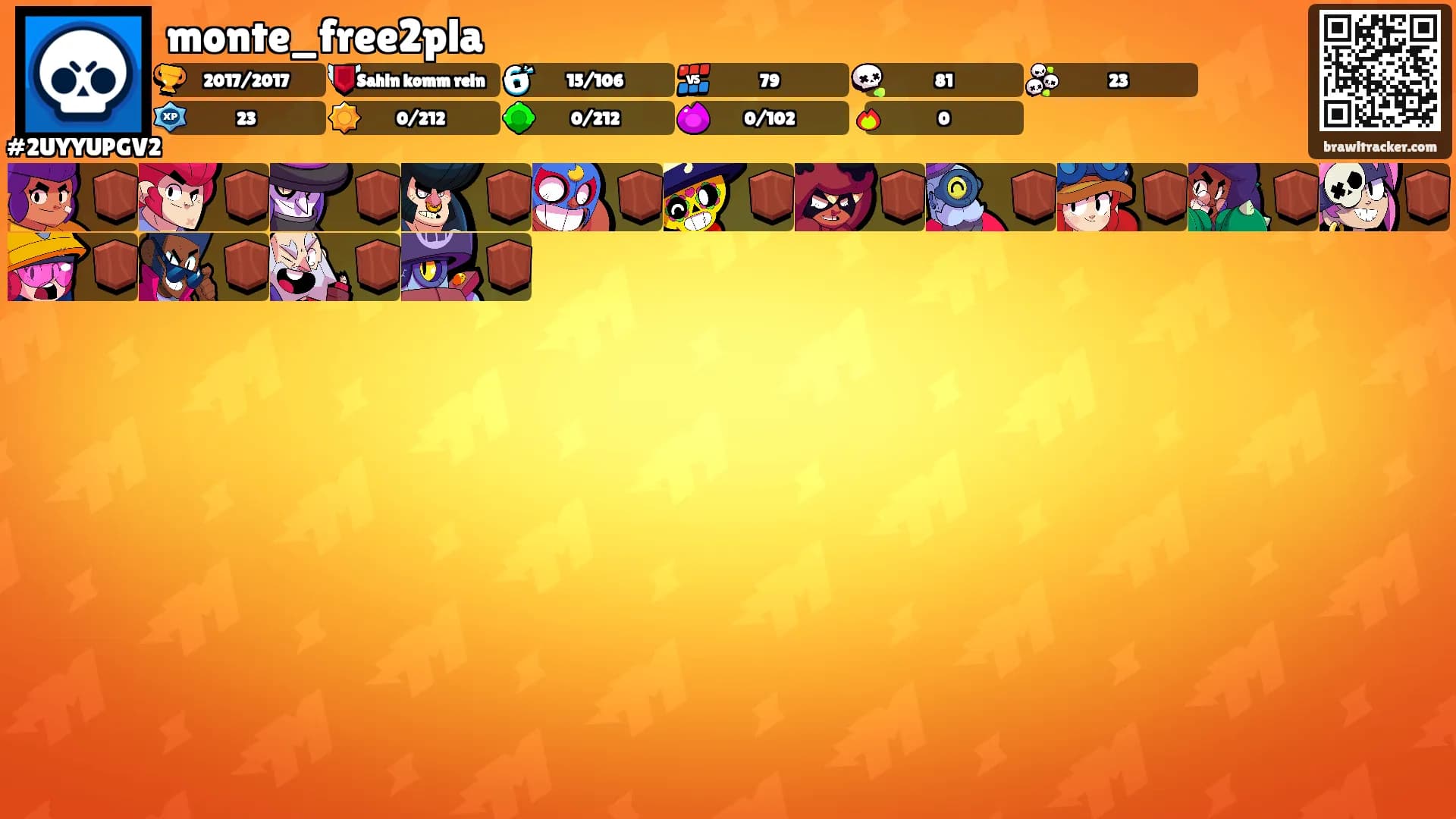 monte_free2pla's Ranks