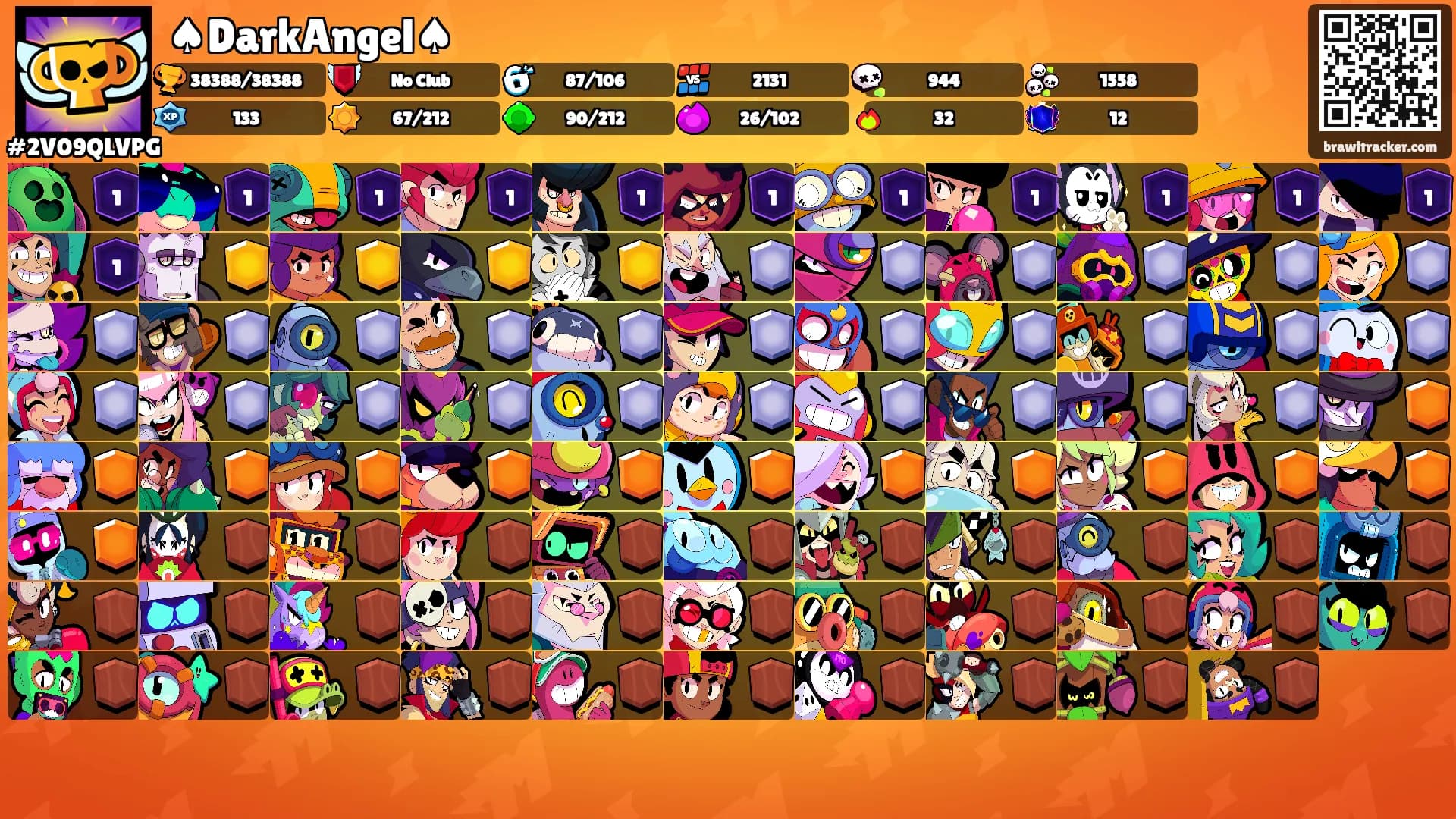♠DarkAngel♠'s Ranks