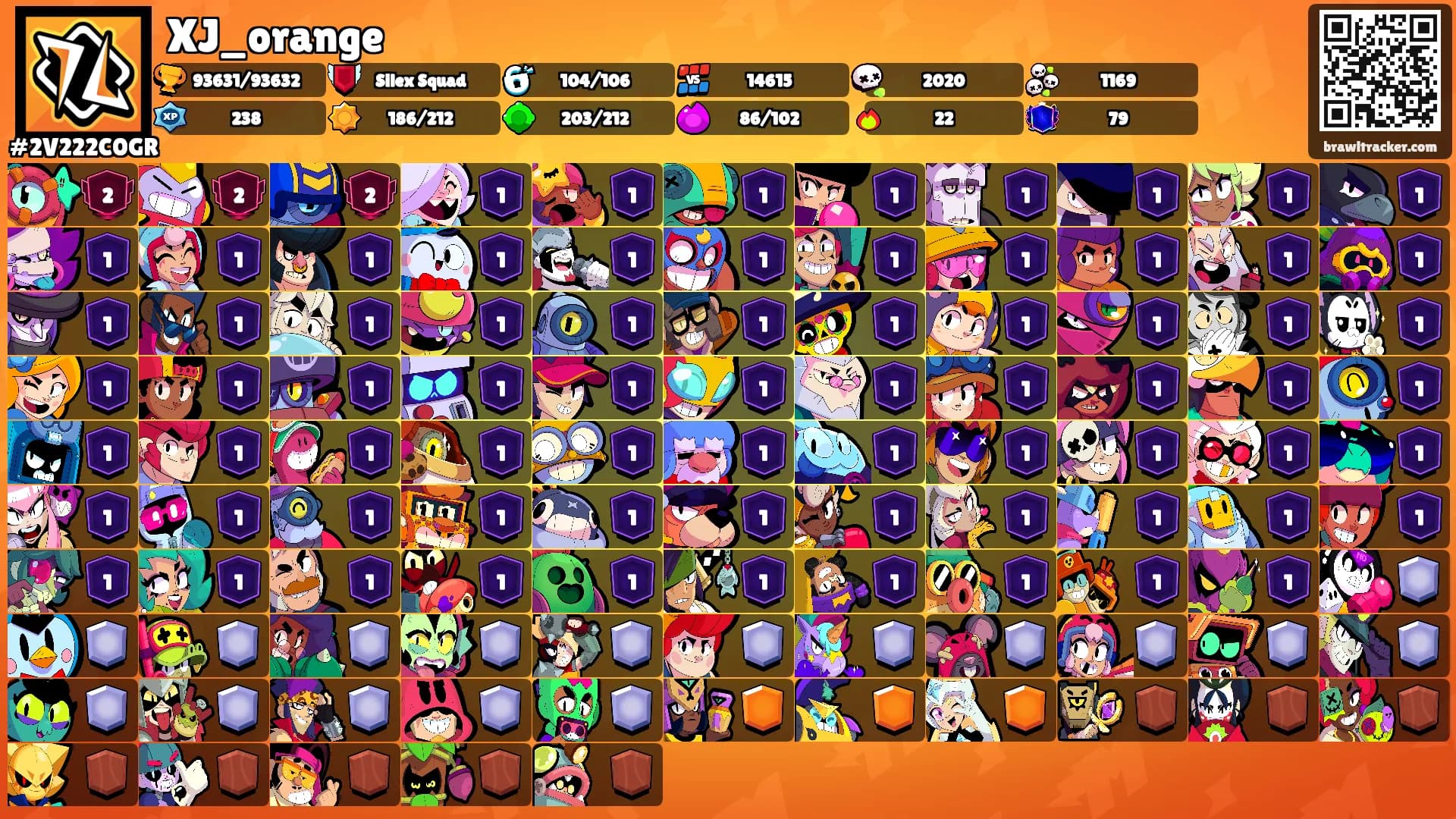 XJ_orange's Ranks