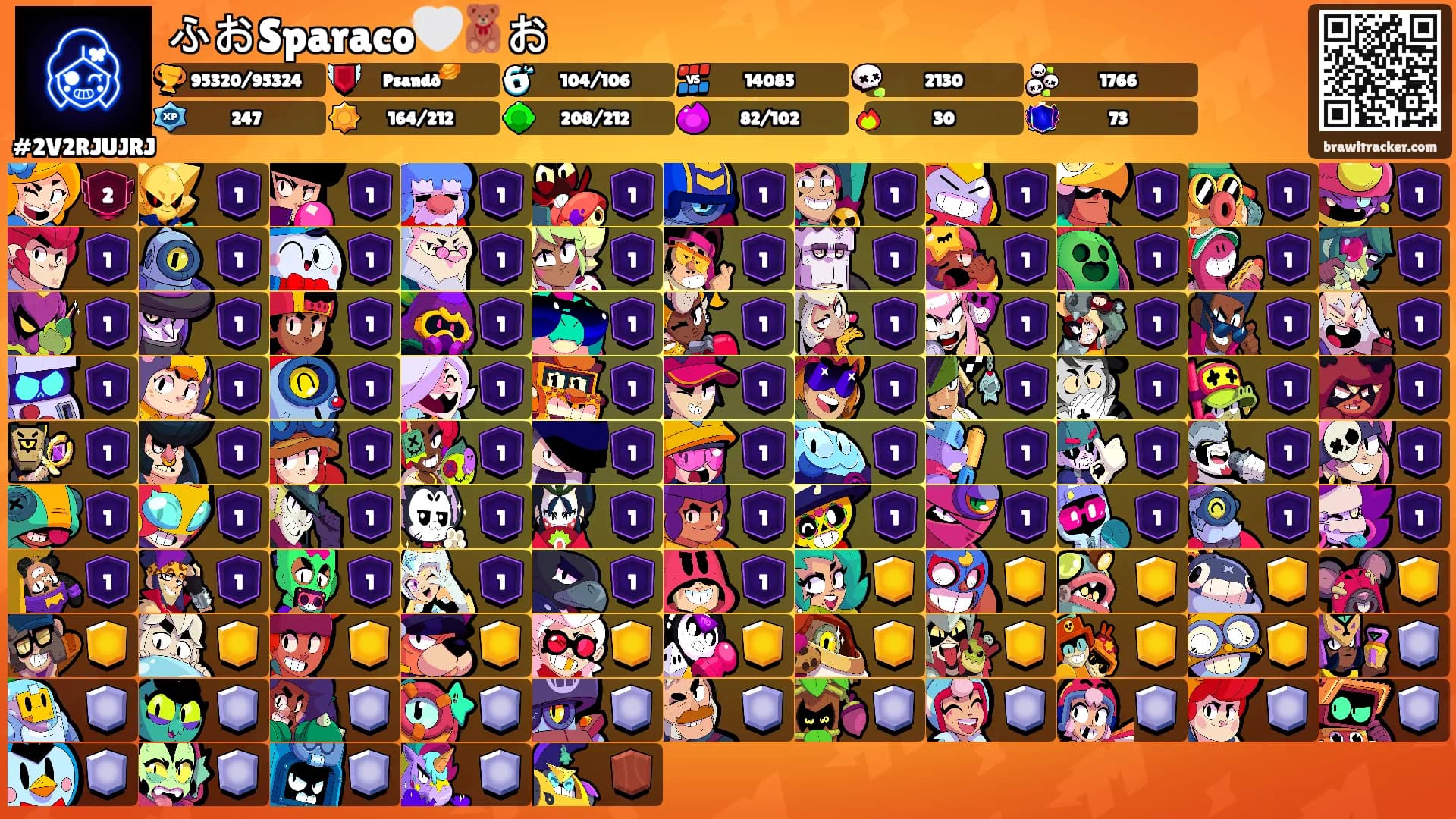 ふおSparaco🤍🧸お's Ranks
