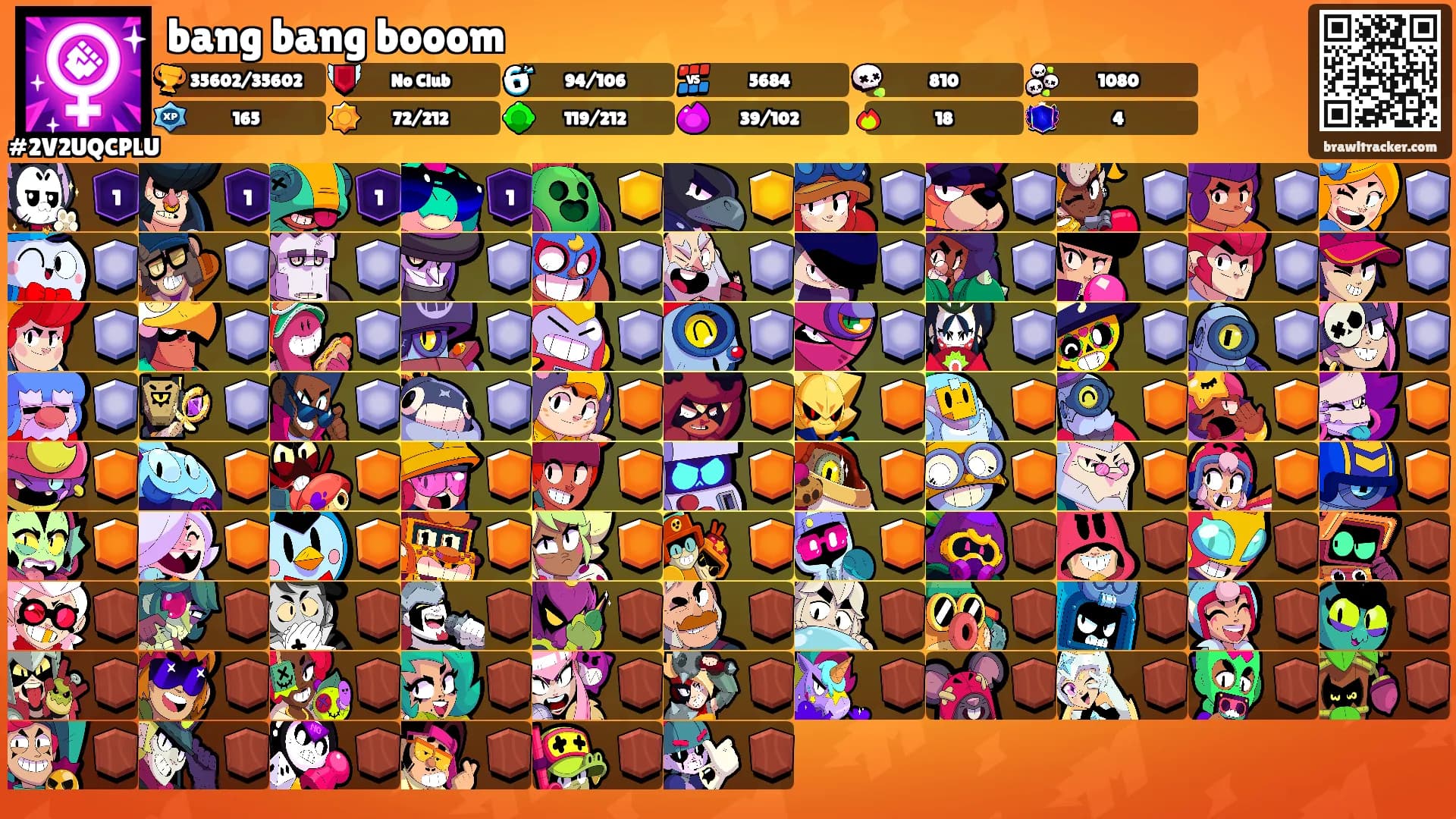 bang bang booom's Ranks