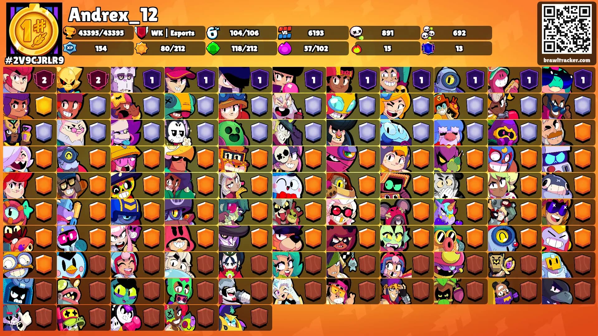 Andrex_12's Ranks