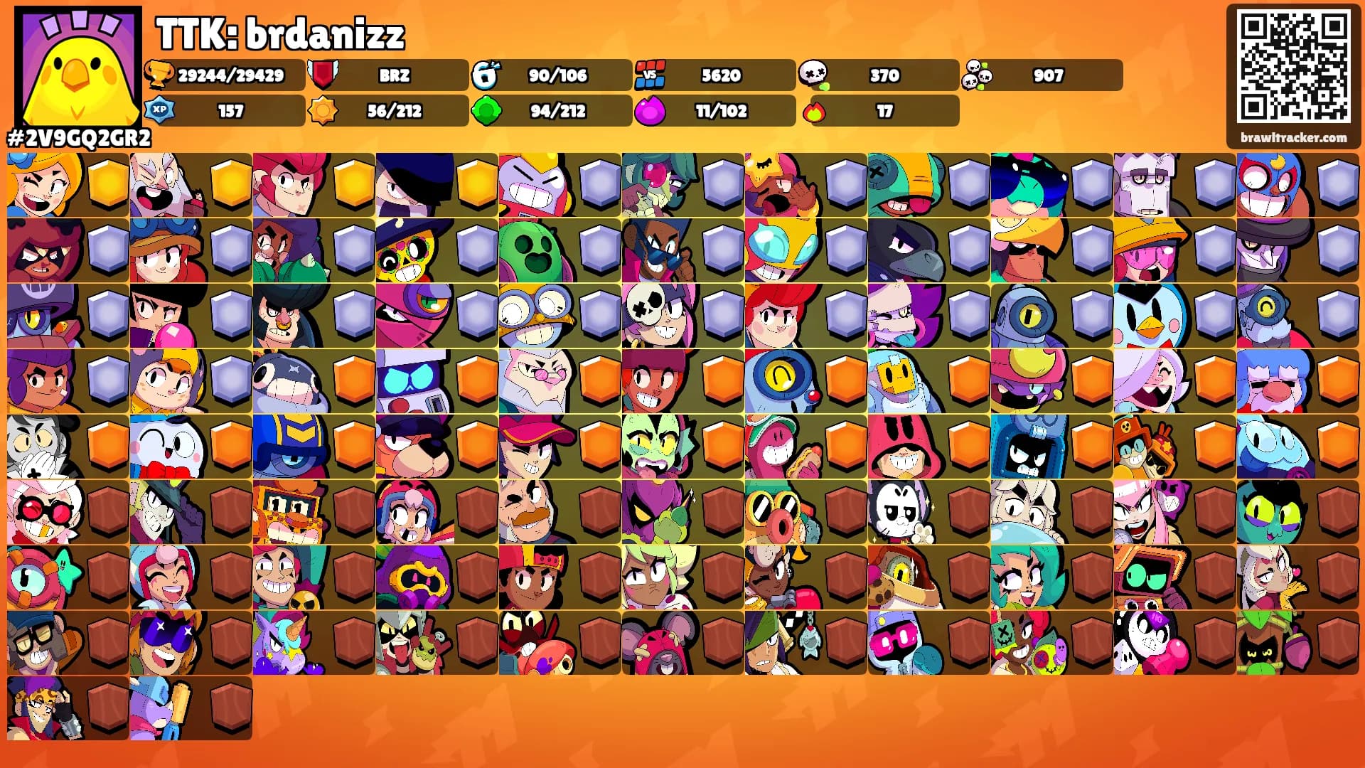 TTK: brdanizz's Ranks