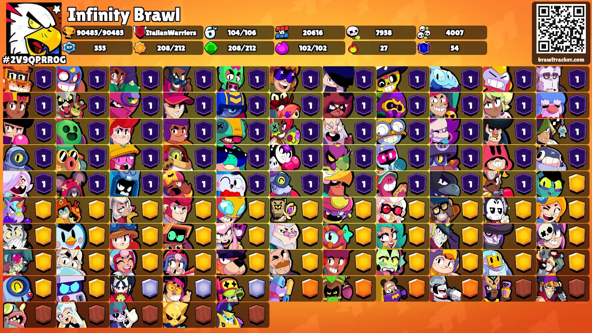 Infinity Brawl's Ranks