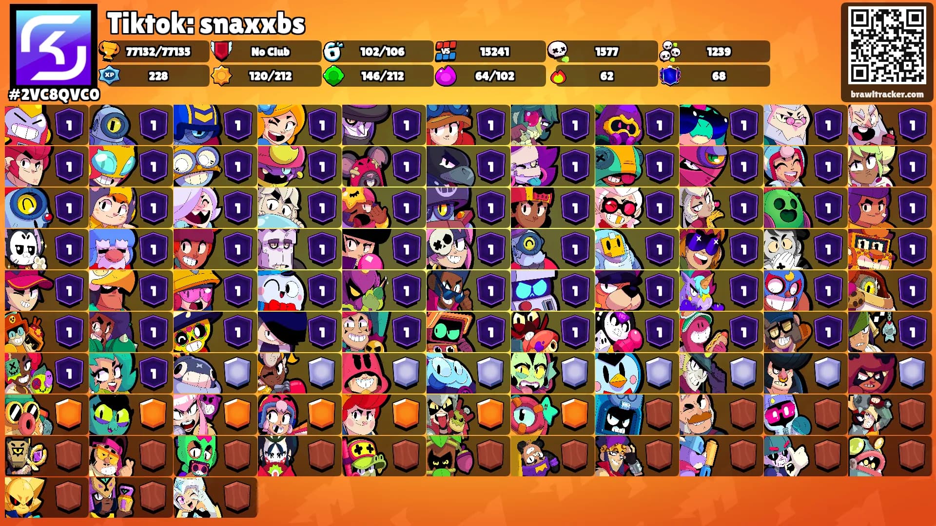 Tiktok: snaxxbs's Ranks