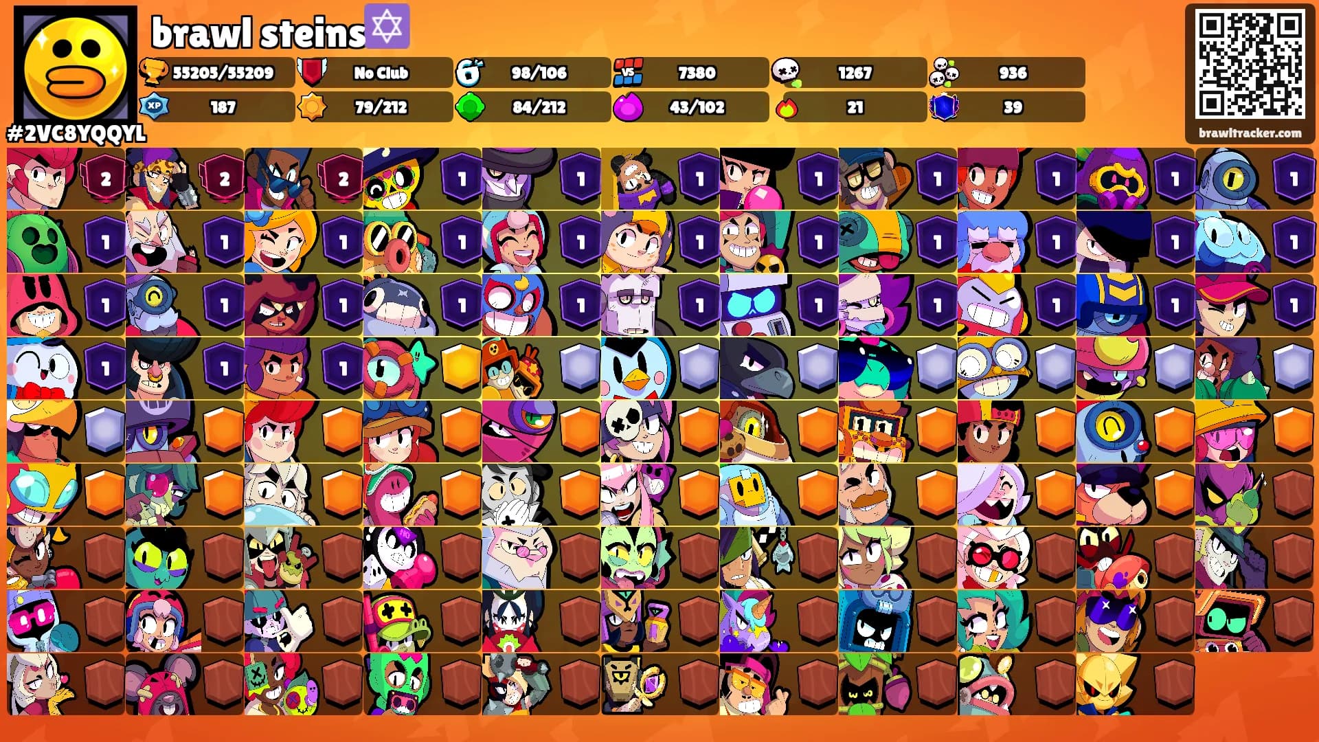 brawl steins✡️'s Ranks