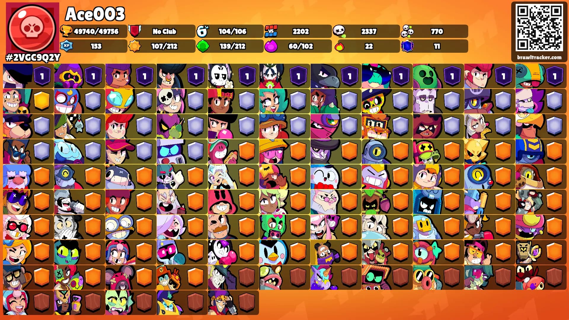 Ace003's Ranks