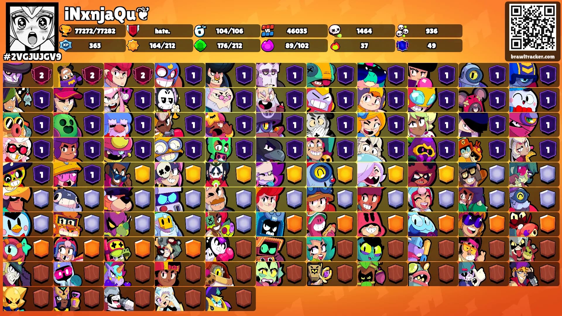 iNxnjaQu❦'s Ranks