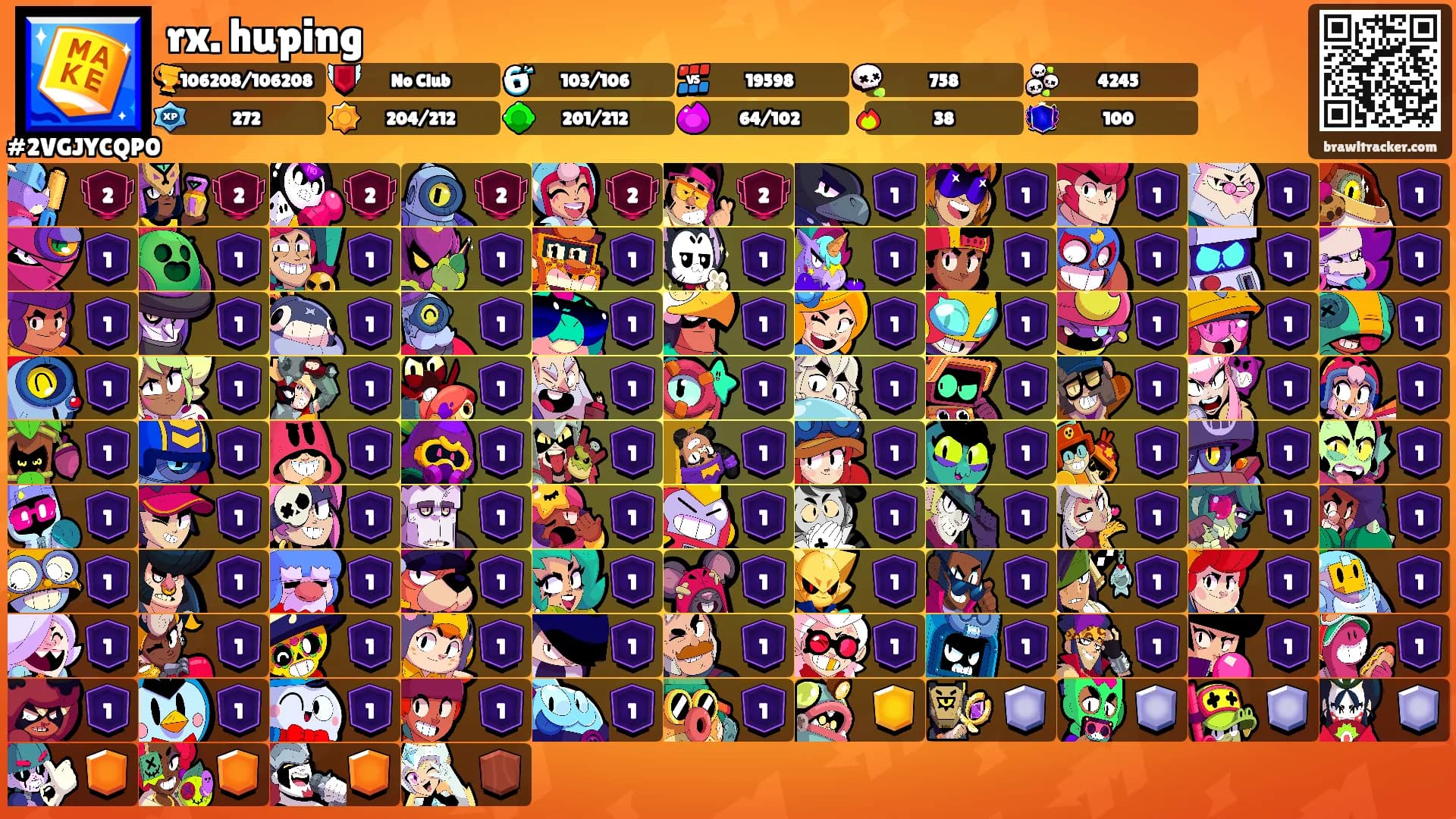 rx. huping's Ranks