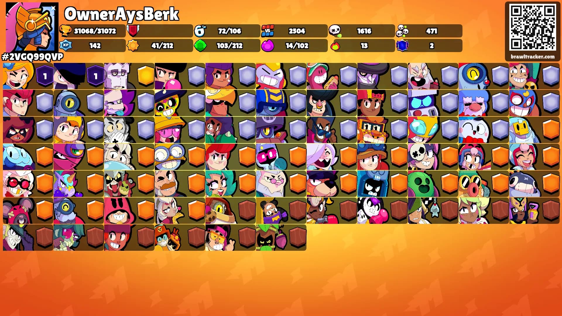 OwnerAysBerk's Ranks