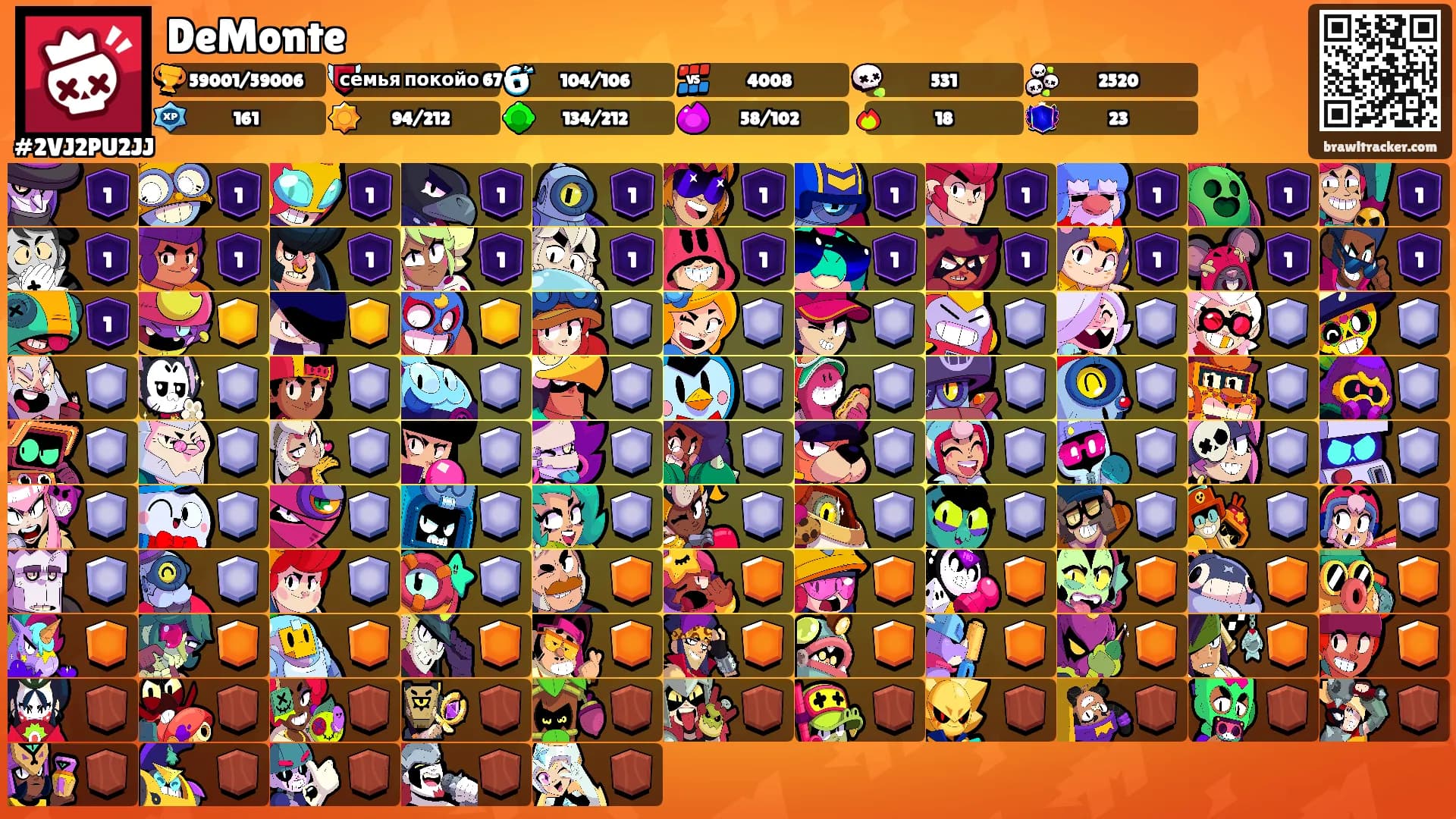 DeMonte's Ranks