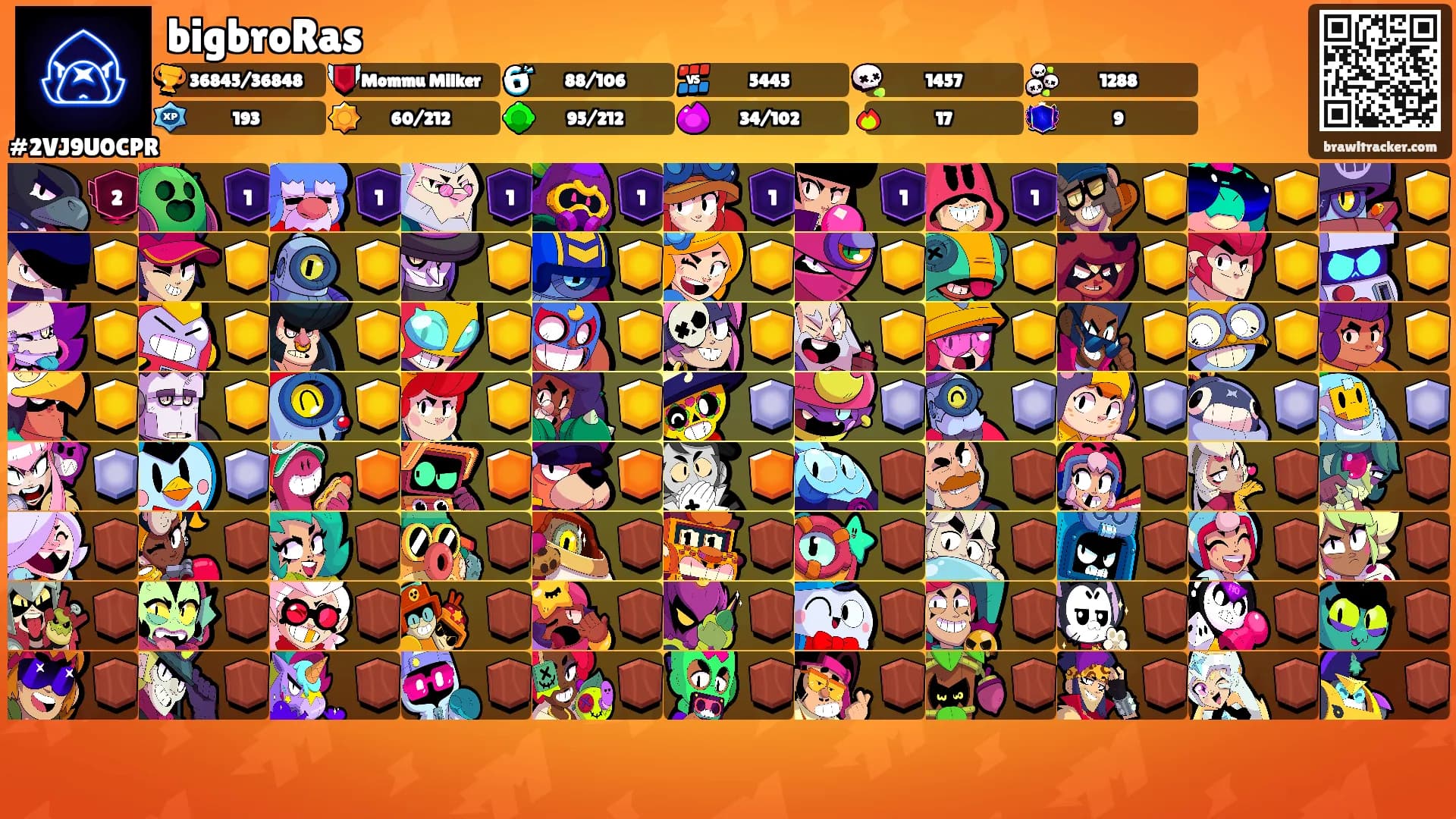 bigbroRas's Ranks