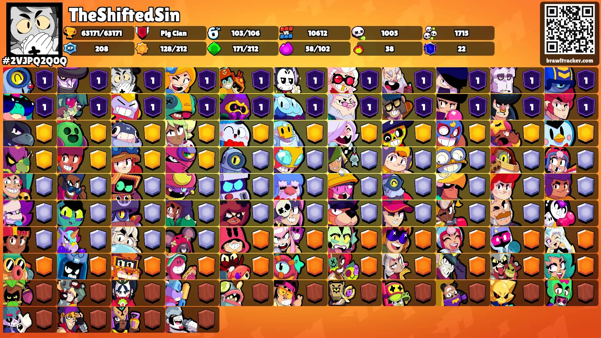TheShiftedSin's Ranks