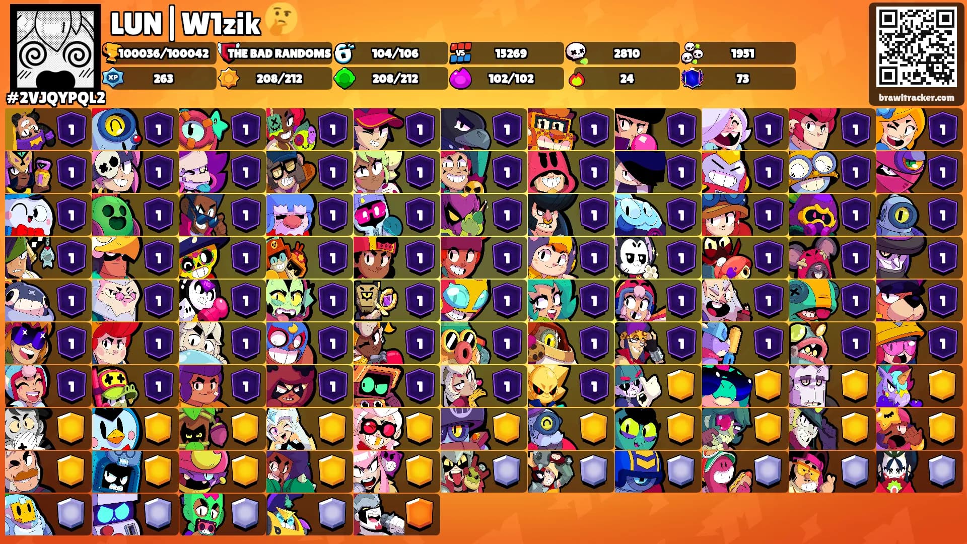 LUN|W1zik 🤔's Ranks