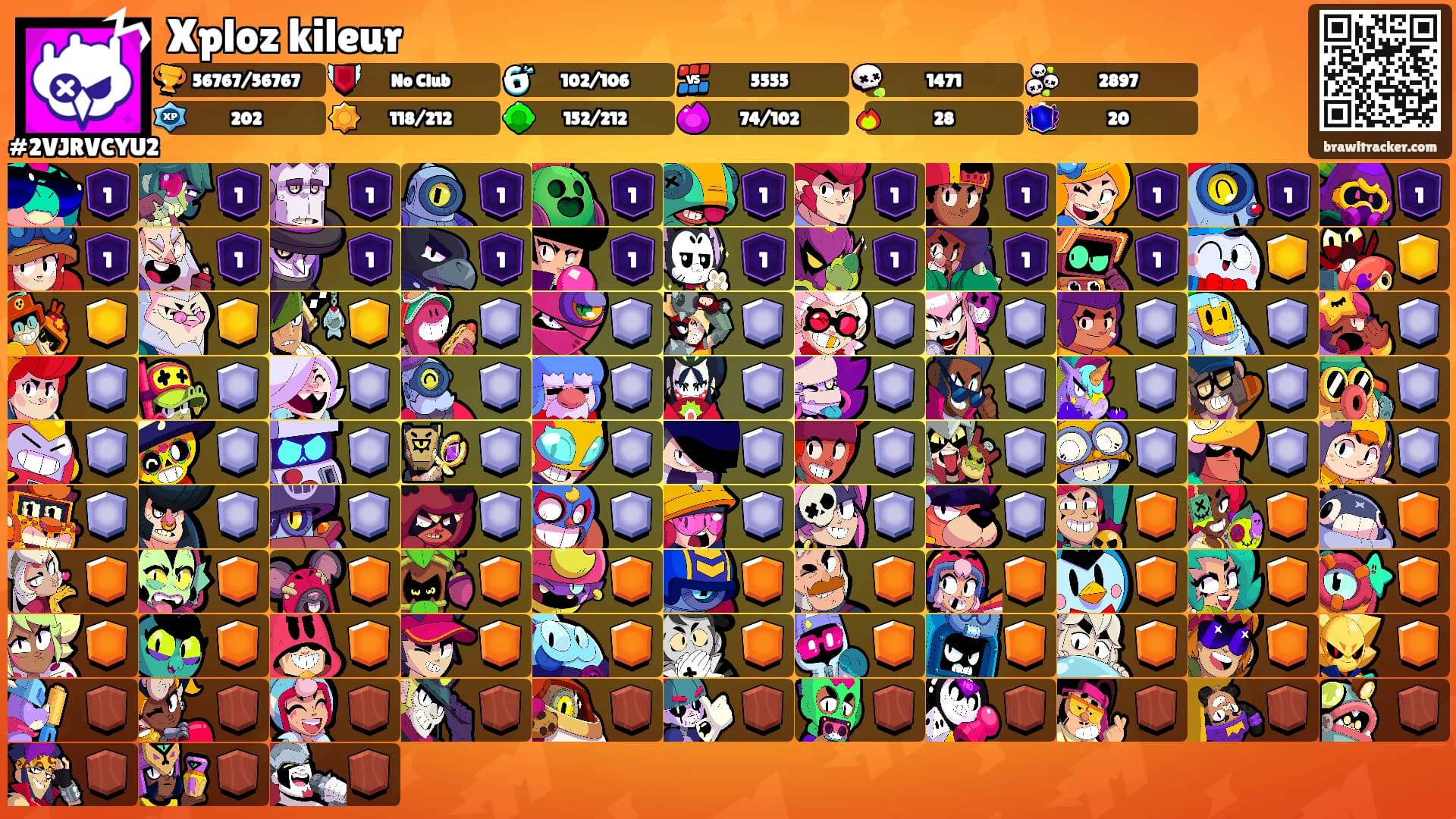 Xploz kileur's Ranks